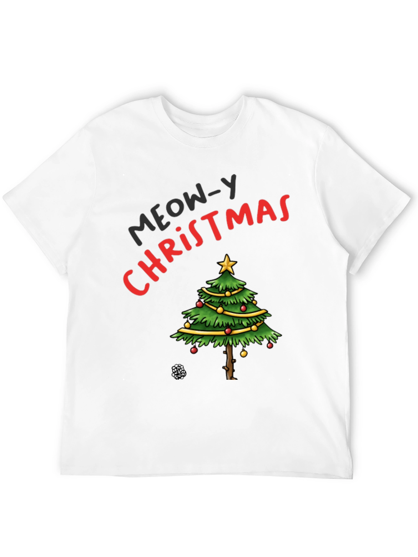 Meow-y Christmas Tree T-Shirt