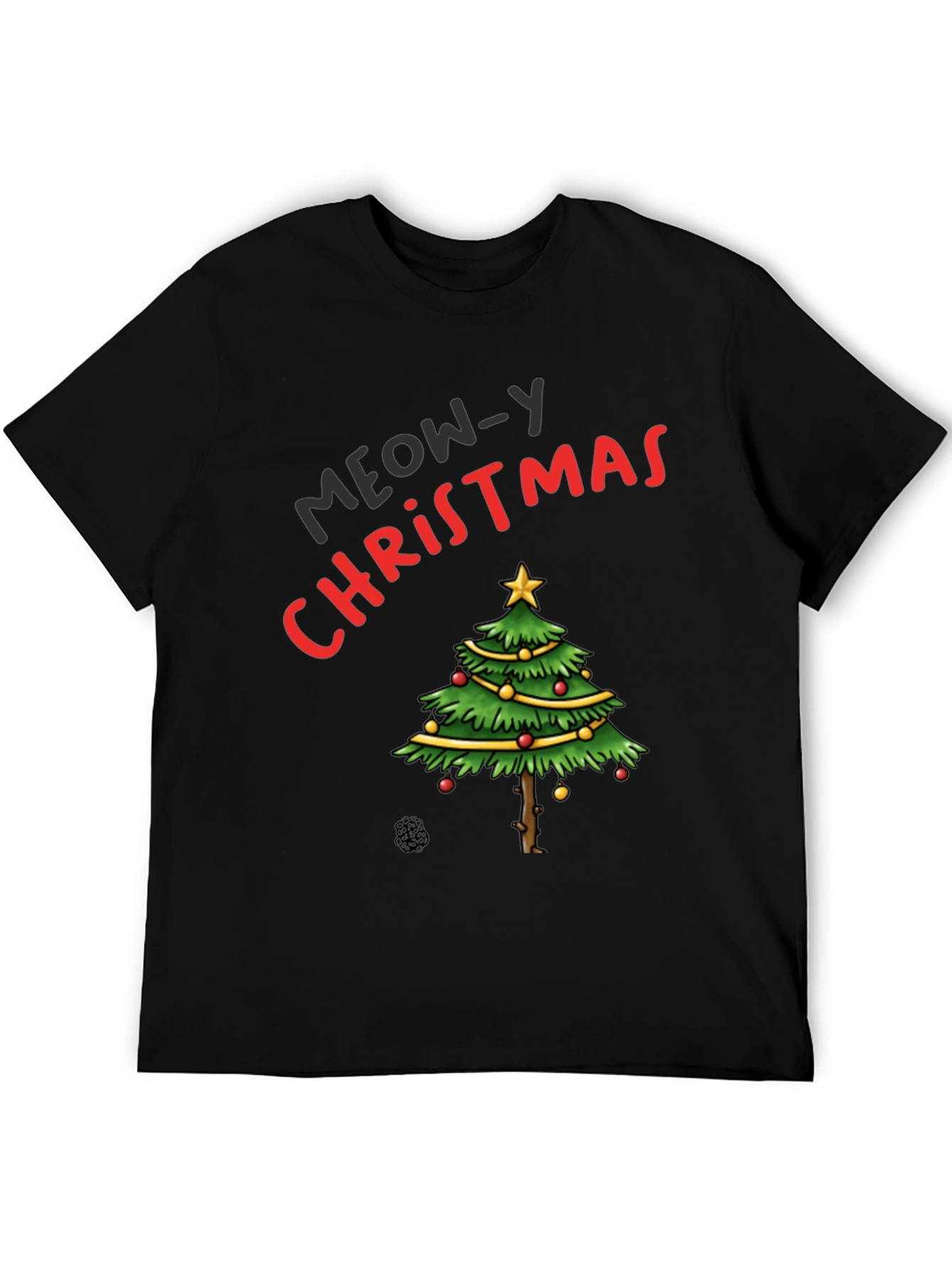 Meow-y Christmas Tree T-Shirt