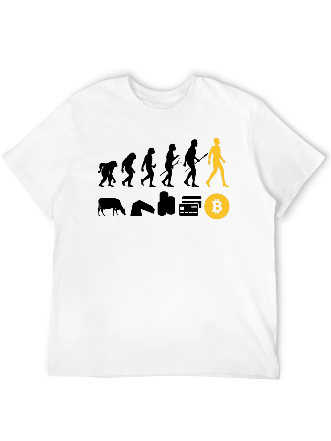 Bitcoin Evolution Black T-Shirt