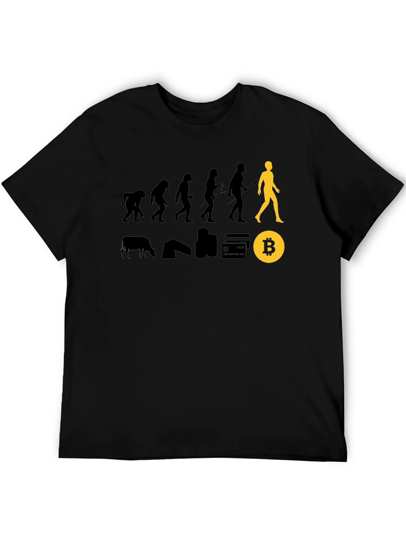 Bitcoin Evolution Black T-Shirt