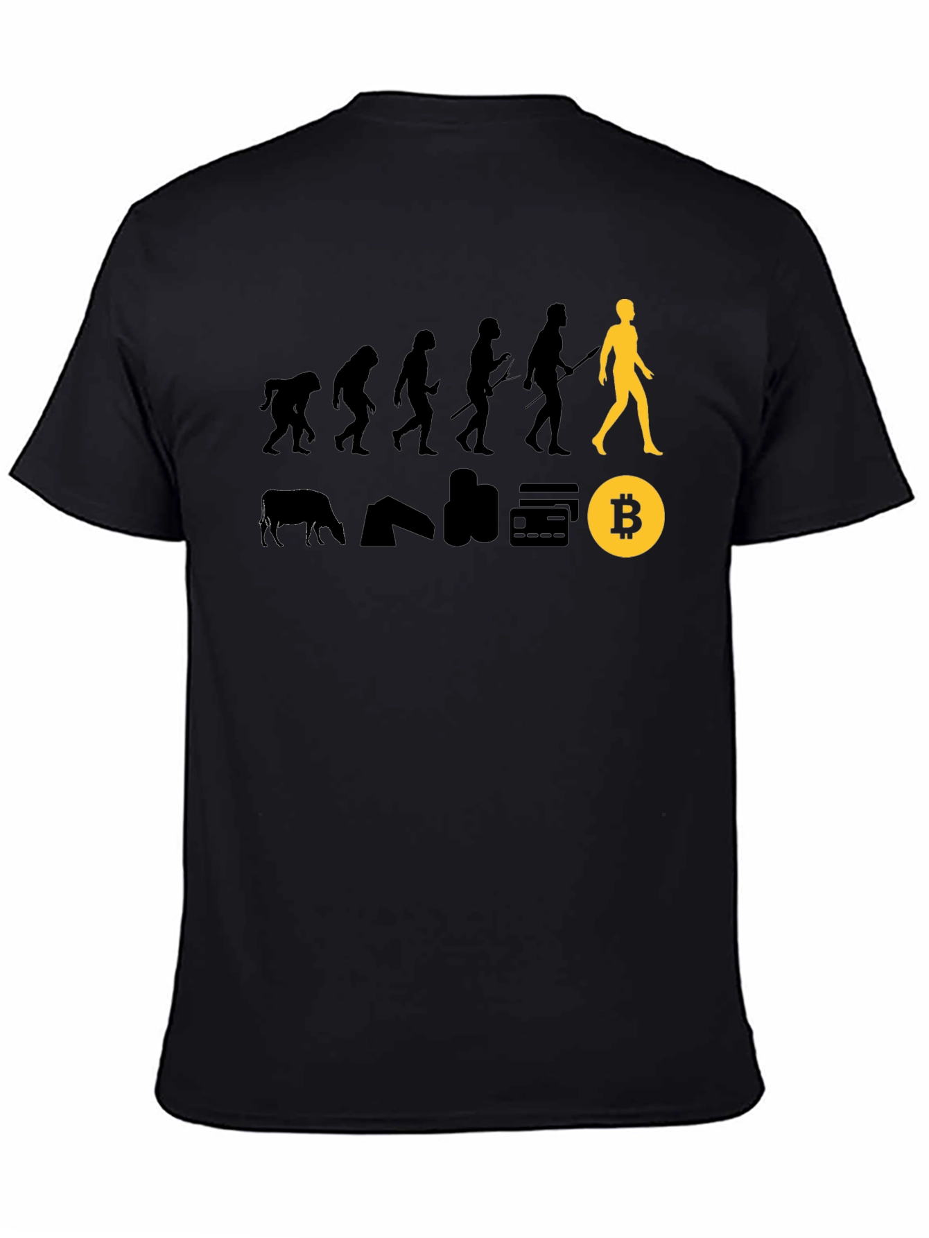 Bitcoin Evolution Black T-Shirt