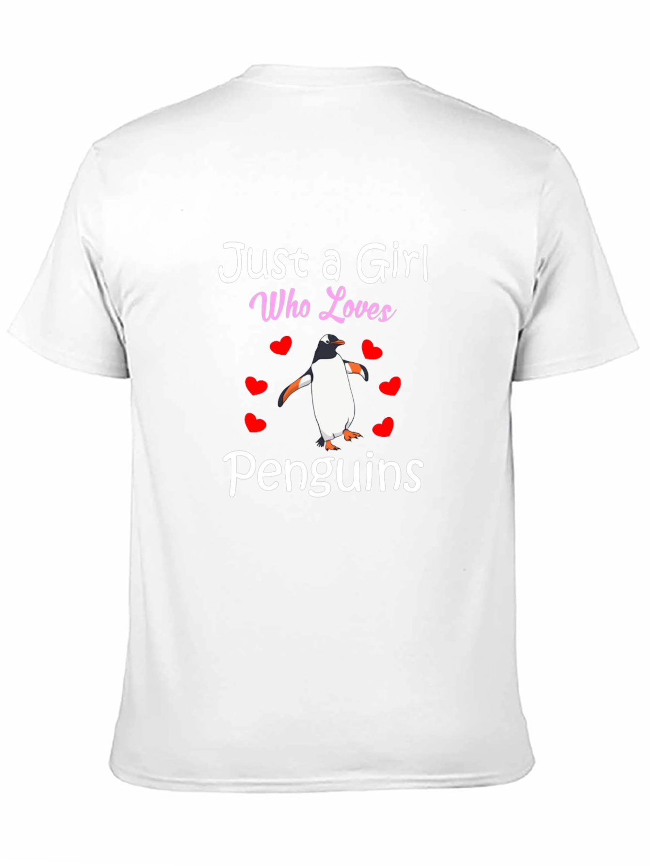 Just A Girl Who Loves Penguins Graphic Tee