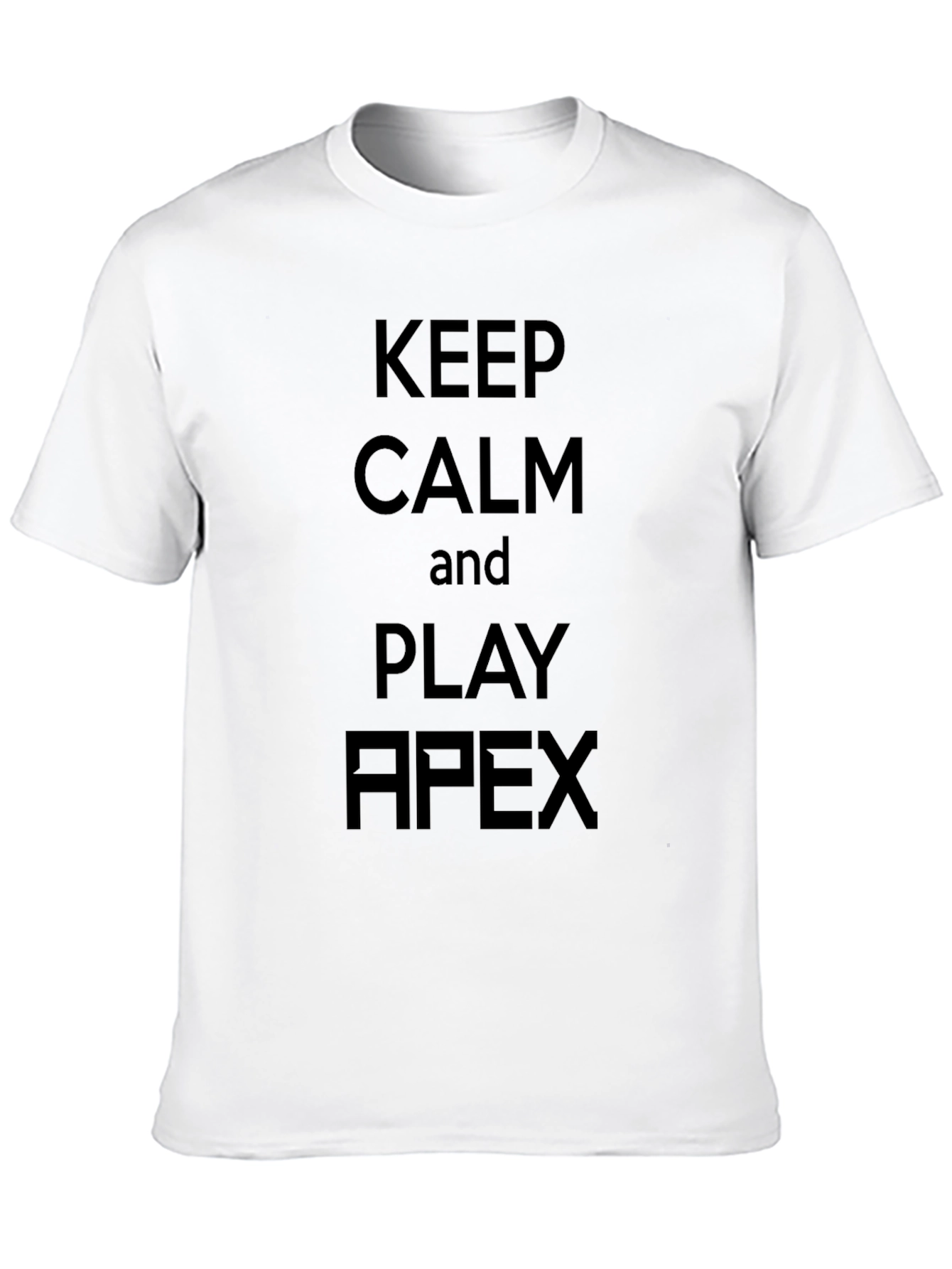 Keep Calm and Play Apex Black T-Shirt