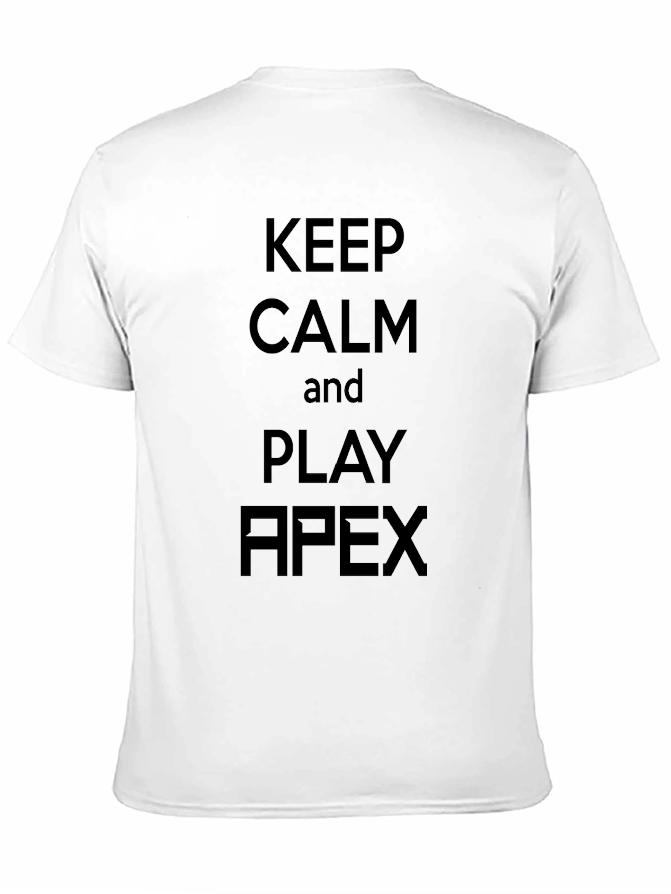 Keep Calm and Play Apex Black T-Shirt