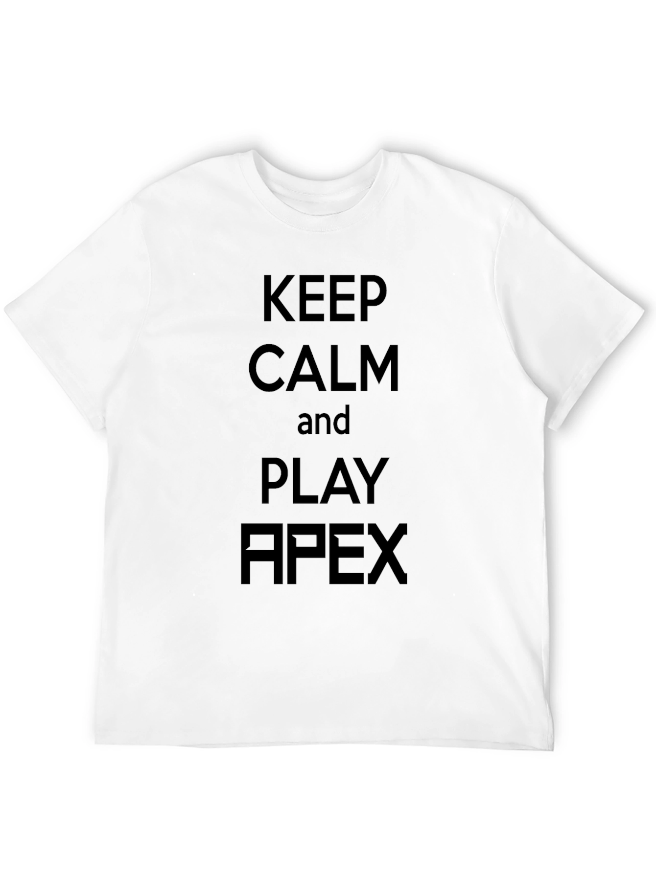 Keep Calm and Play Apex Black T-Shirt