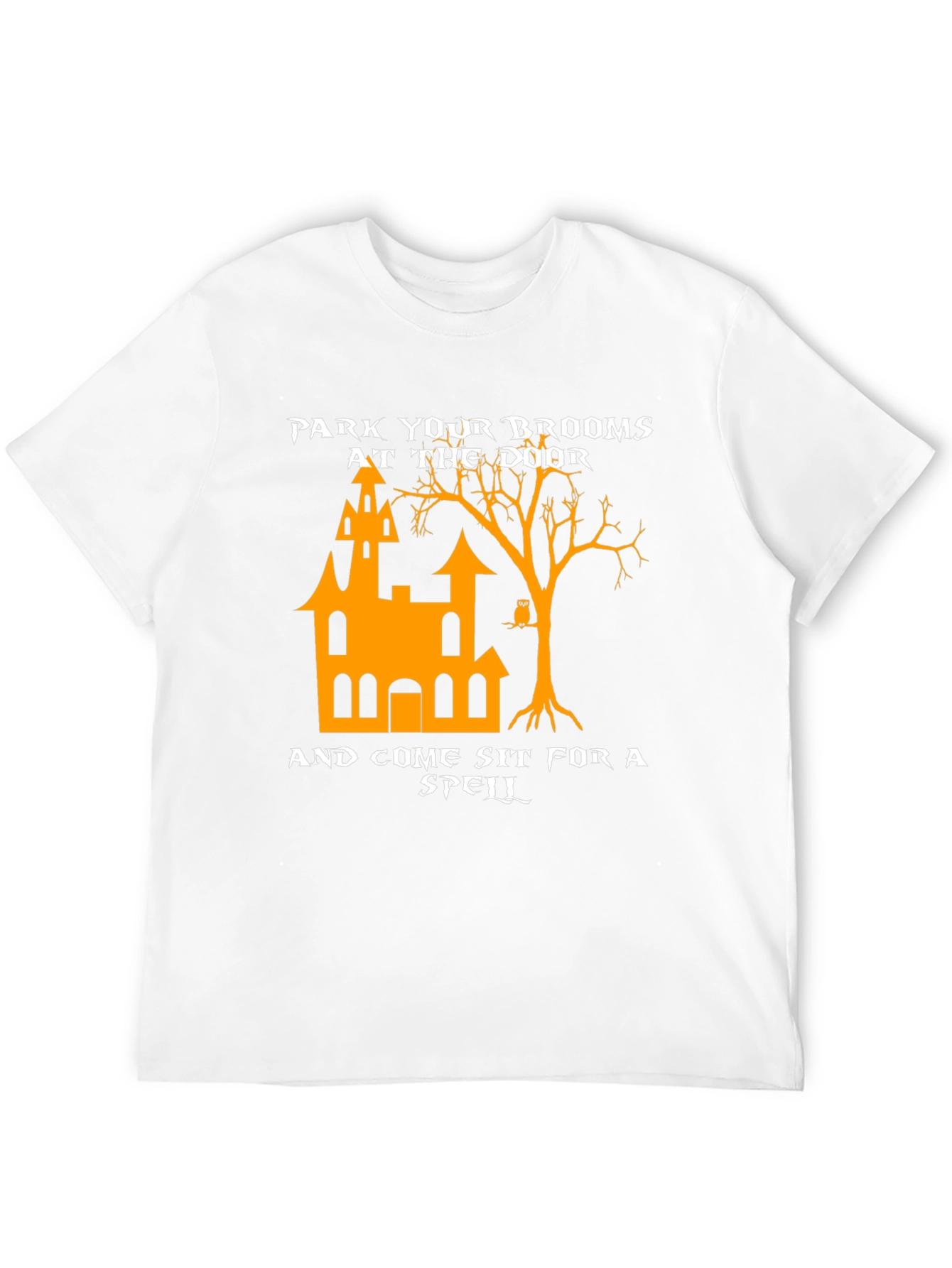 Park Your Brooms Halloween T-Shirt
