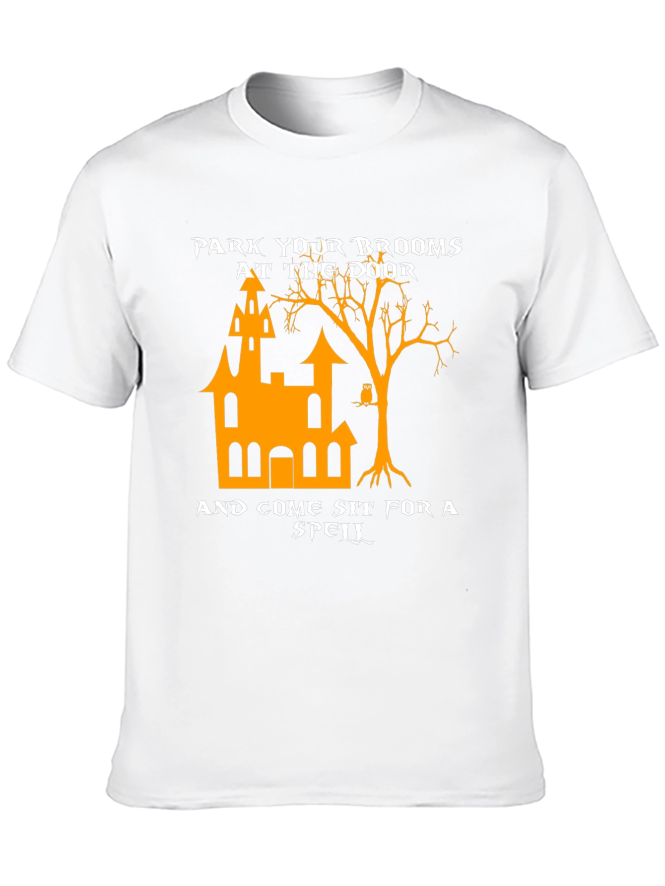 Park Your Brooms Halloween T-Shirt
