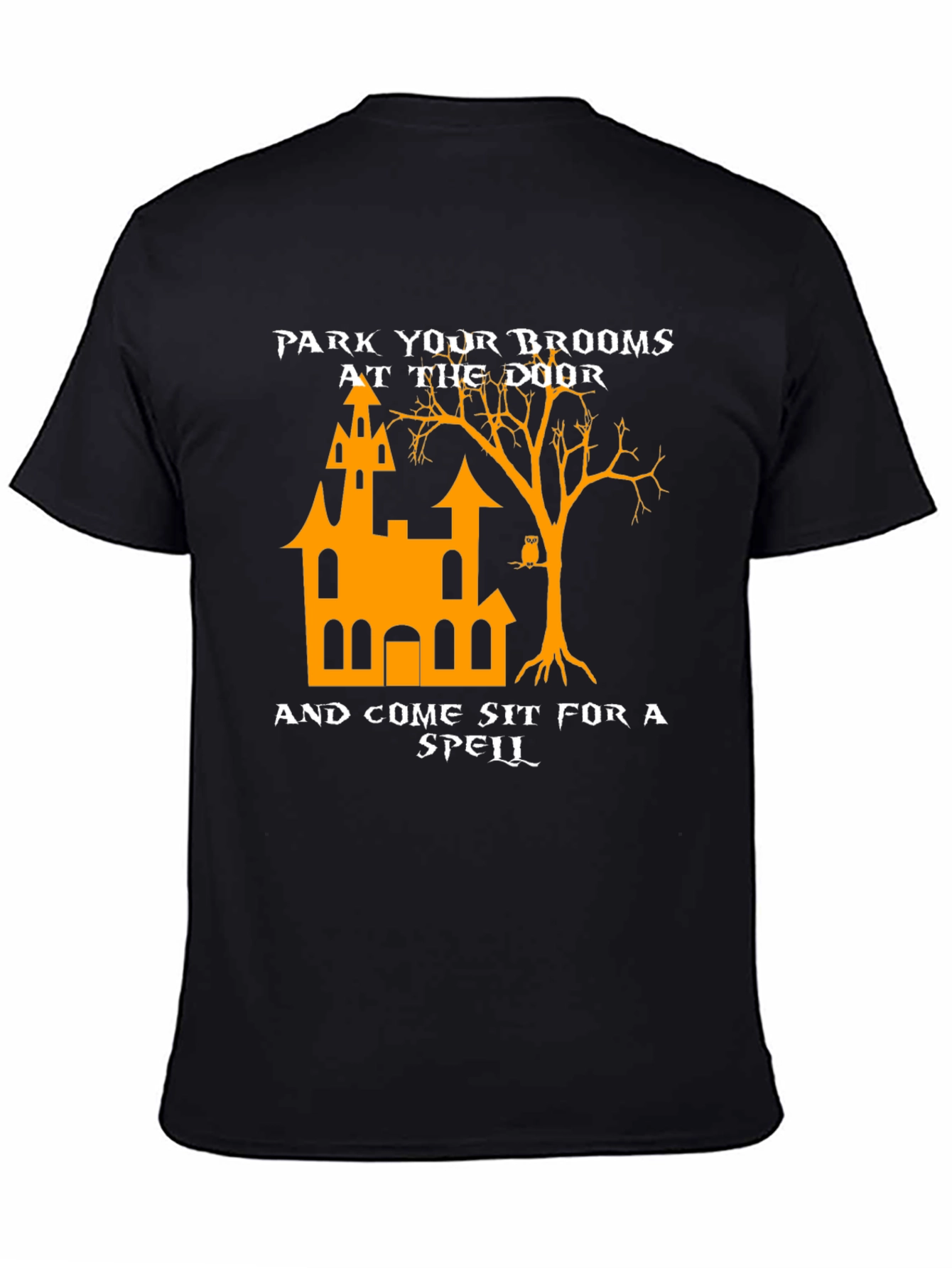 Park Your Brooms Halloween T-Shirt