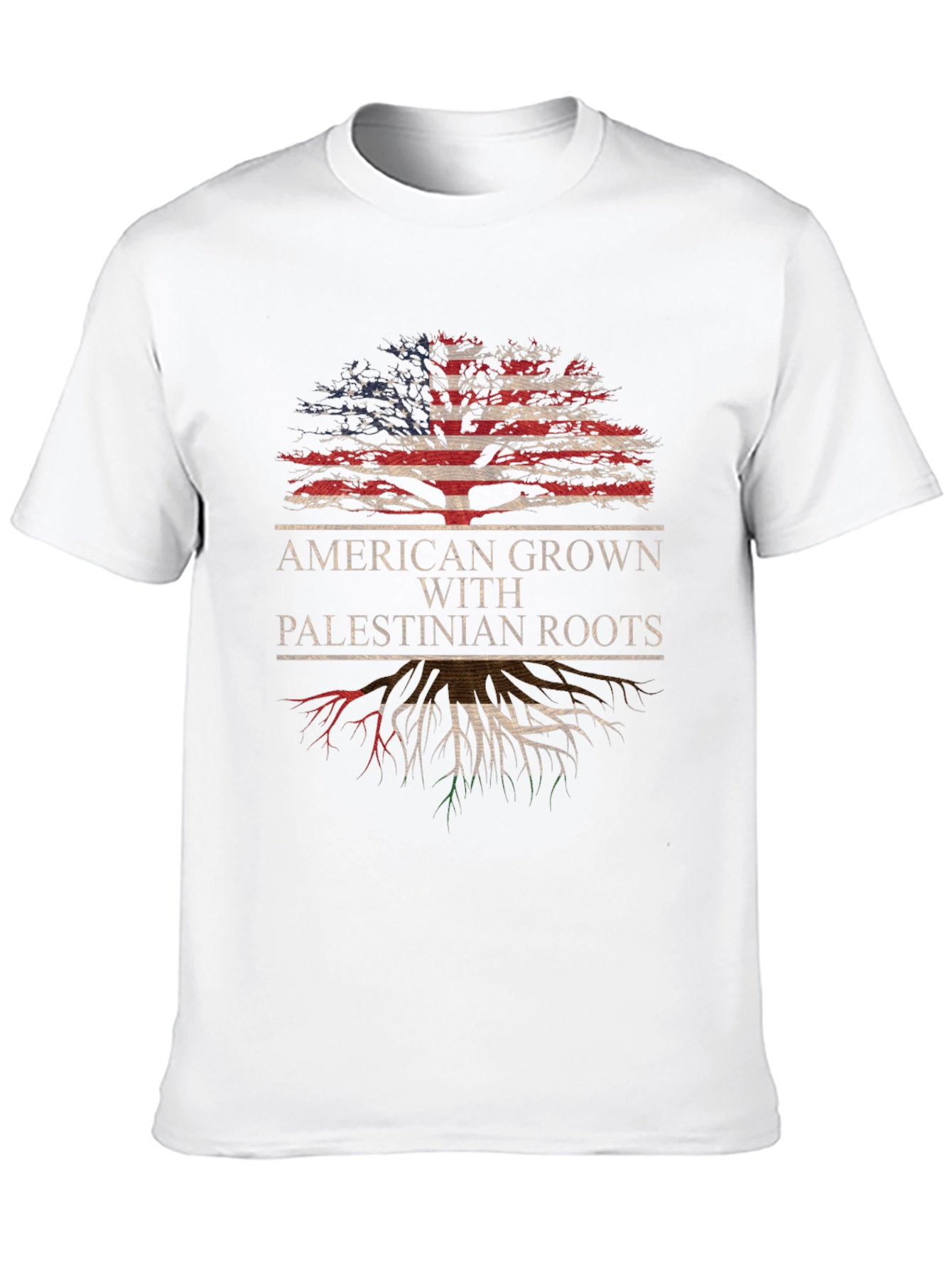 American Grown with Palestinian Roots T-Shirt