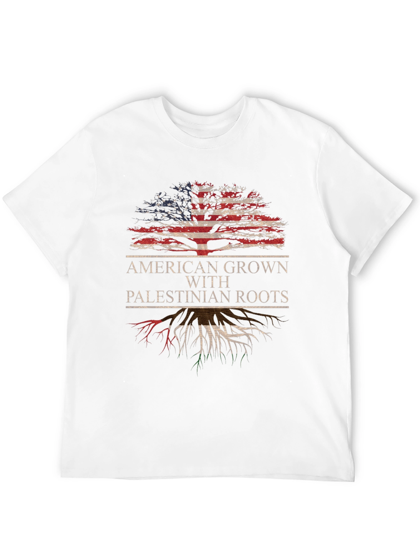 American Grown with Palestinian Roots T-Shirt