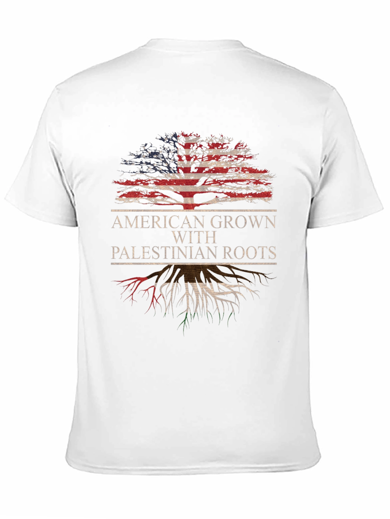 American Grown with Palestinian Roots T-Shirt