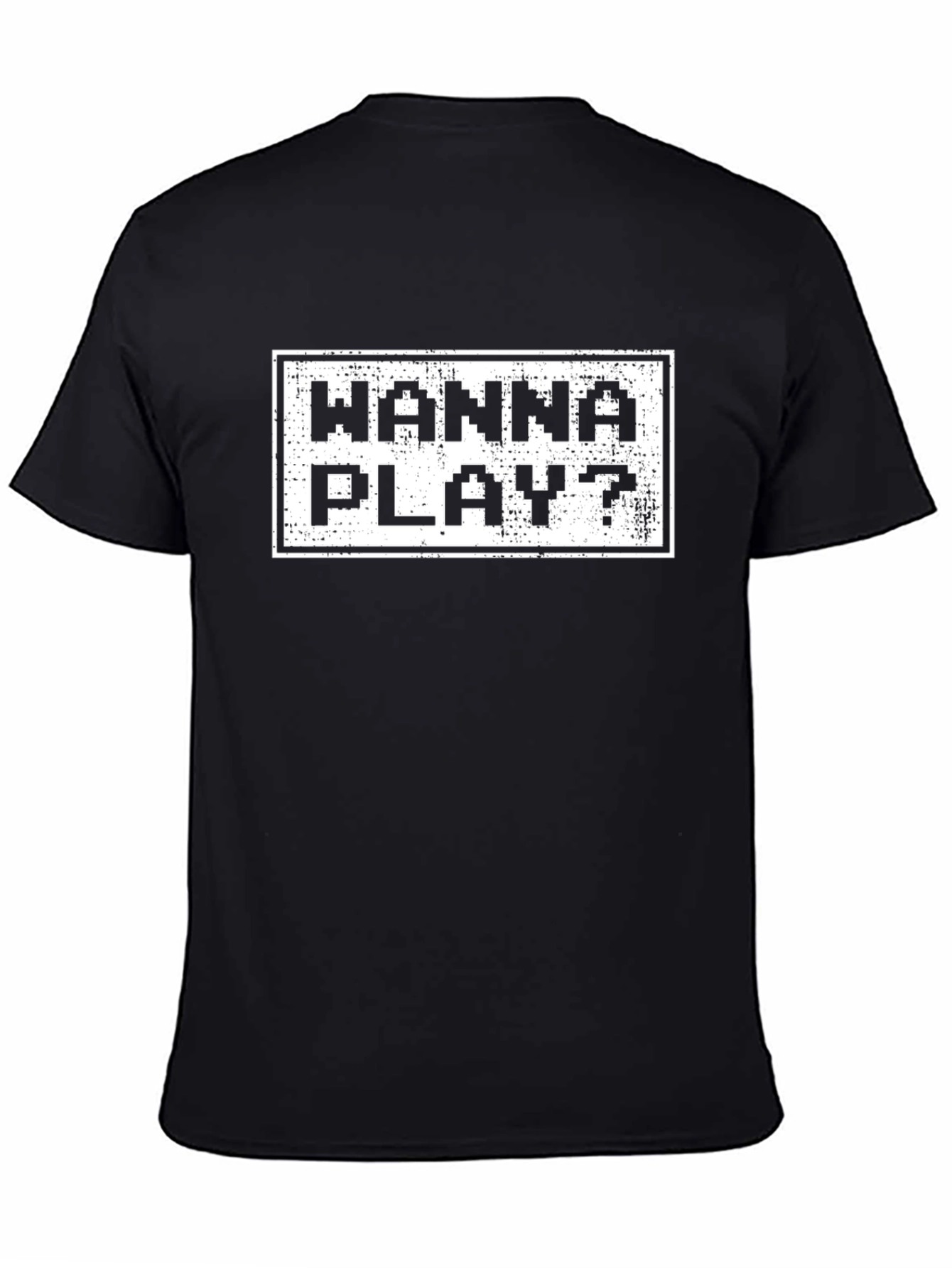 Wanna Play? Pixel Art T-Shirt - Gamer Tee