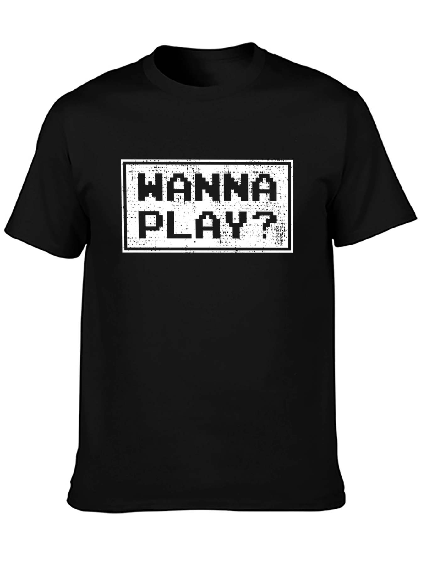 Wanna Play? Pixel Art T-Shirt - Gamer Tee