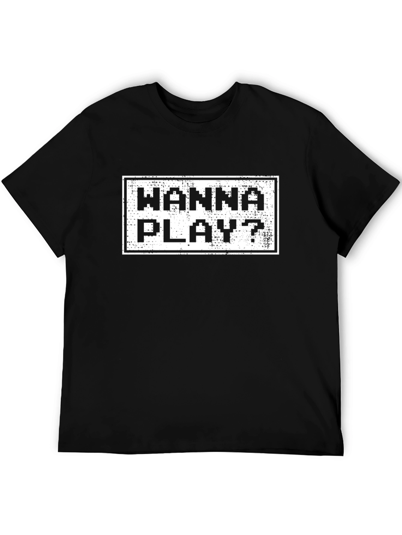 Wanna Play? Pixel Art T-Shirt - Gamer Tee