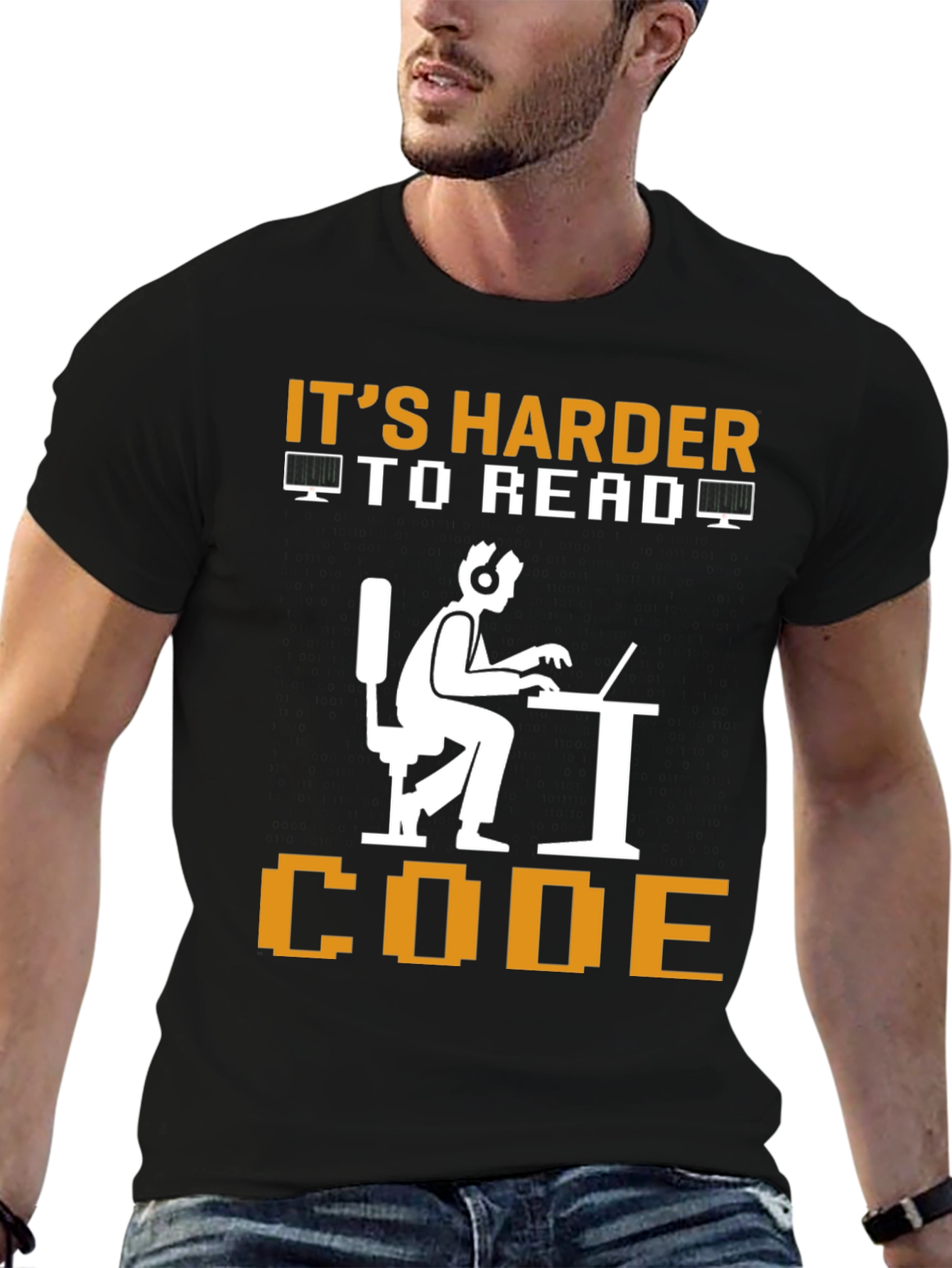 Its Harder To Read Code Graphic Tee