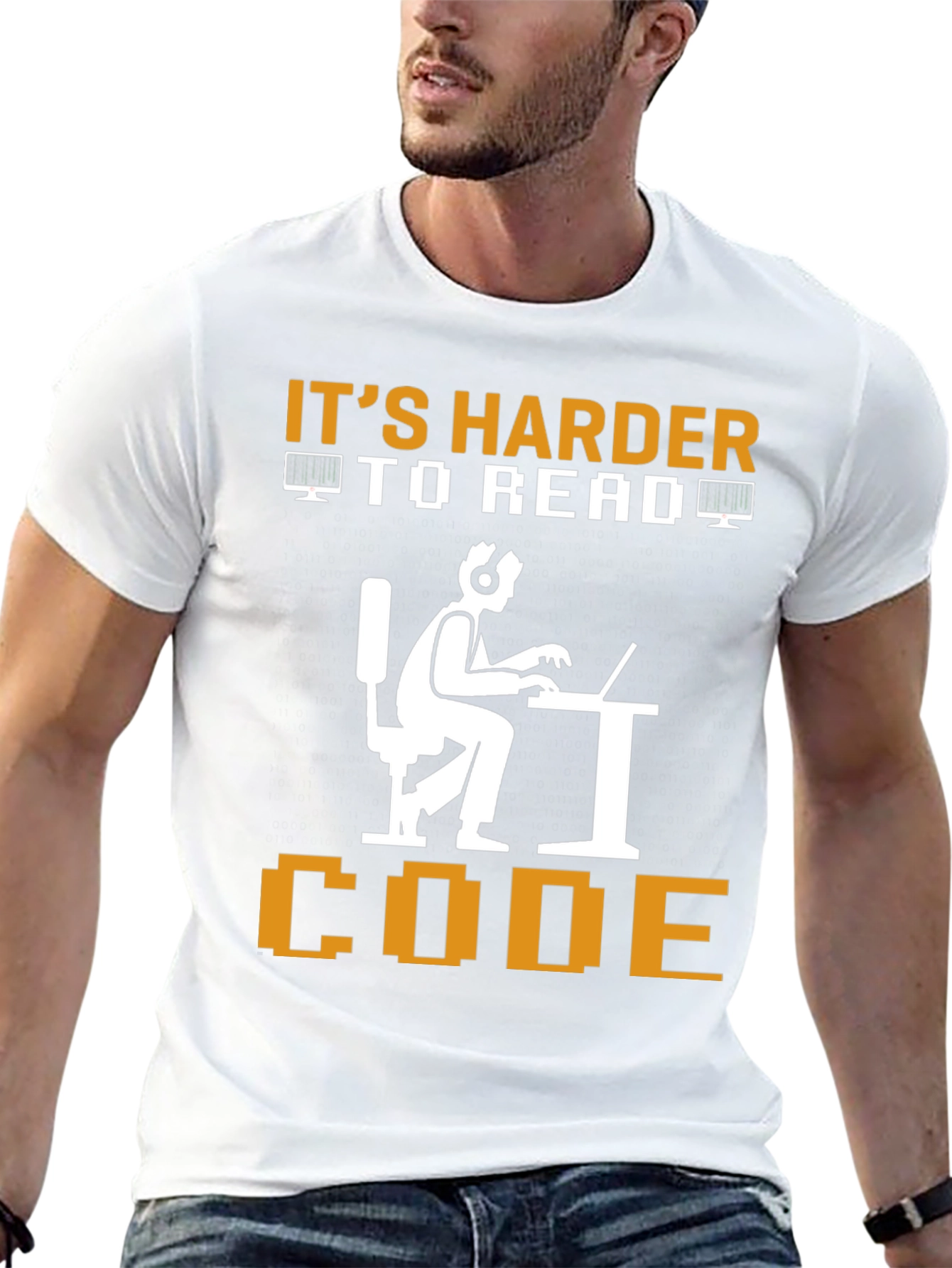 Its Harder To Read Code Graphic Tee