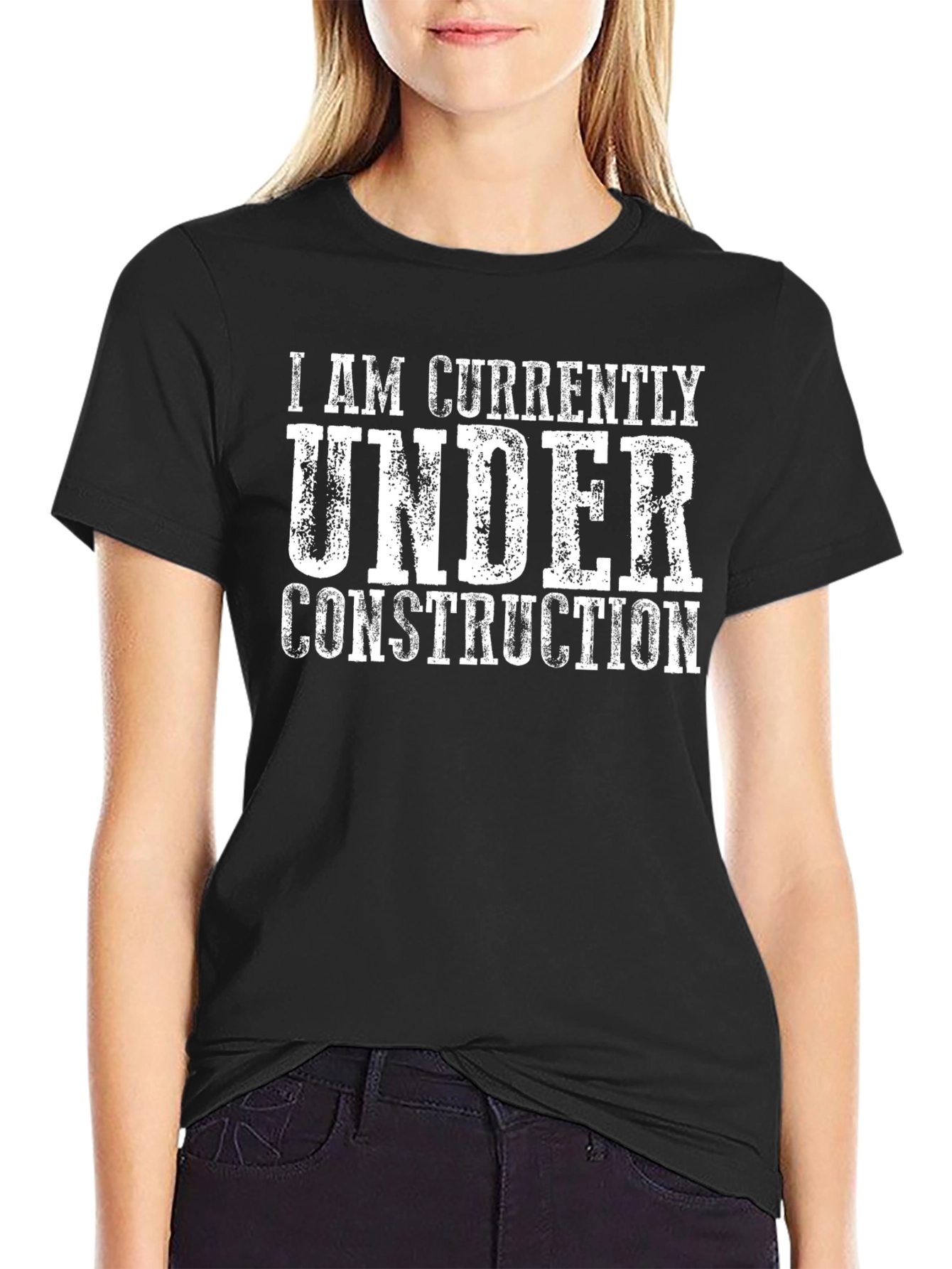 Under Construction Funny Graphic Tee