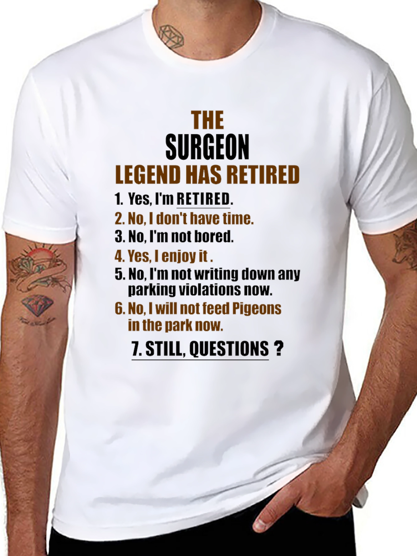 Retired Surgeon Legend Graphic Tee