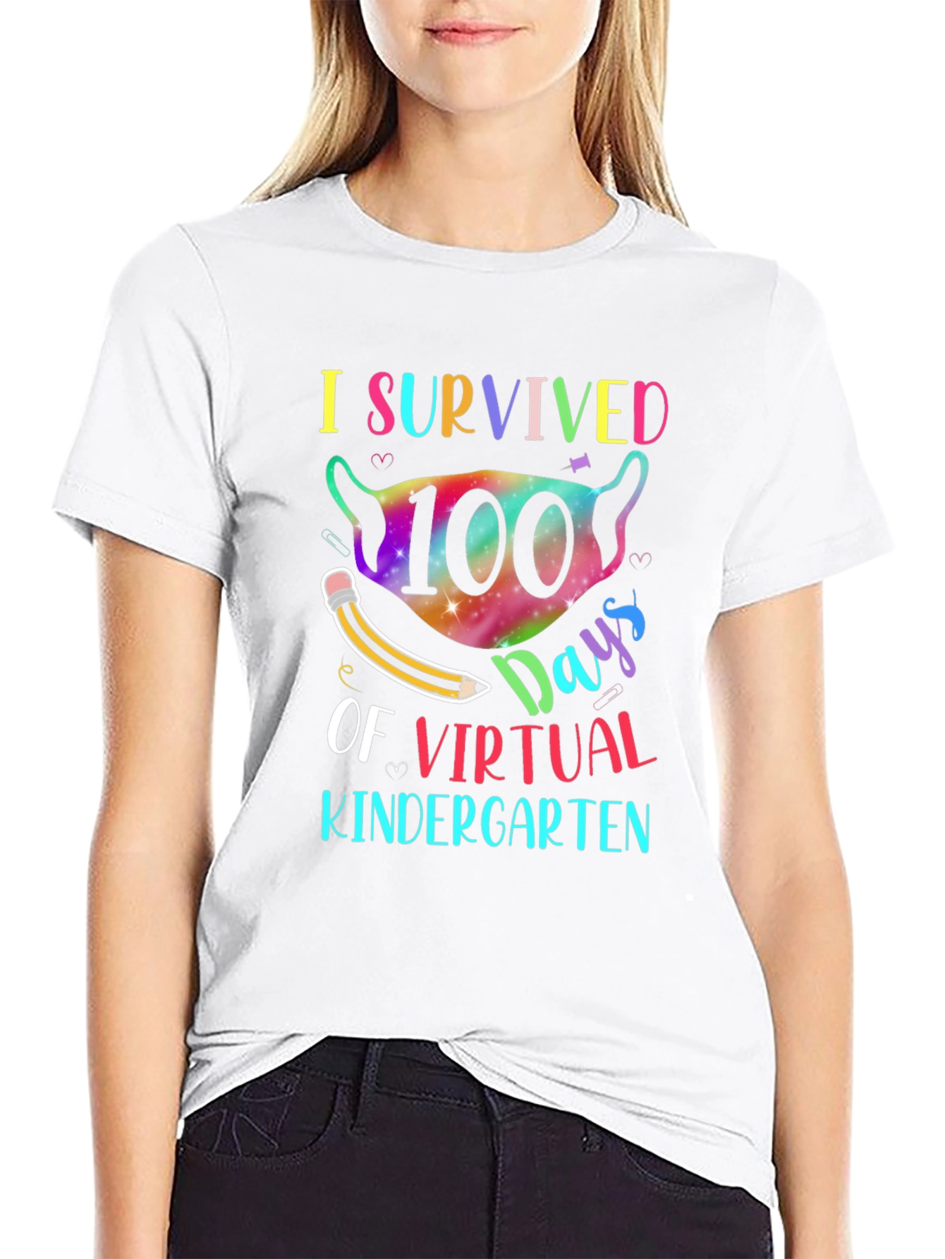 I Survived 100 Days of Virtual Kindergarten T-Shirt
