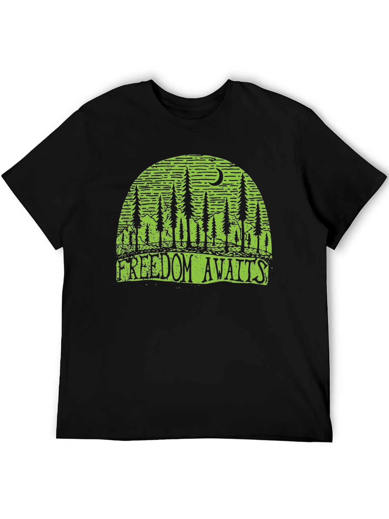 Freedom Awaits Graphic Tee - Nature Inspired Design
