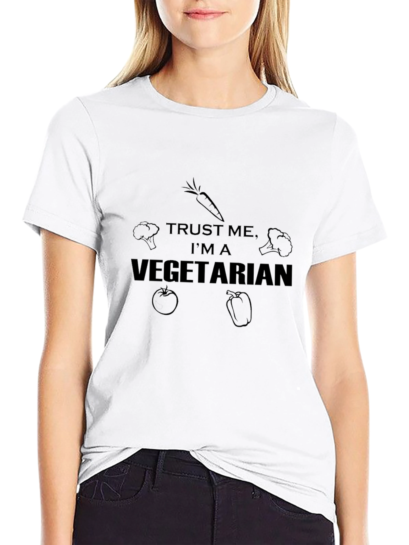 Trust Me Im A Vegetarian Graphic Tee