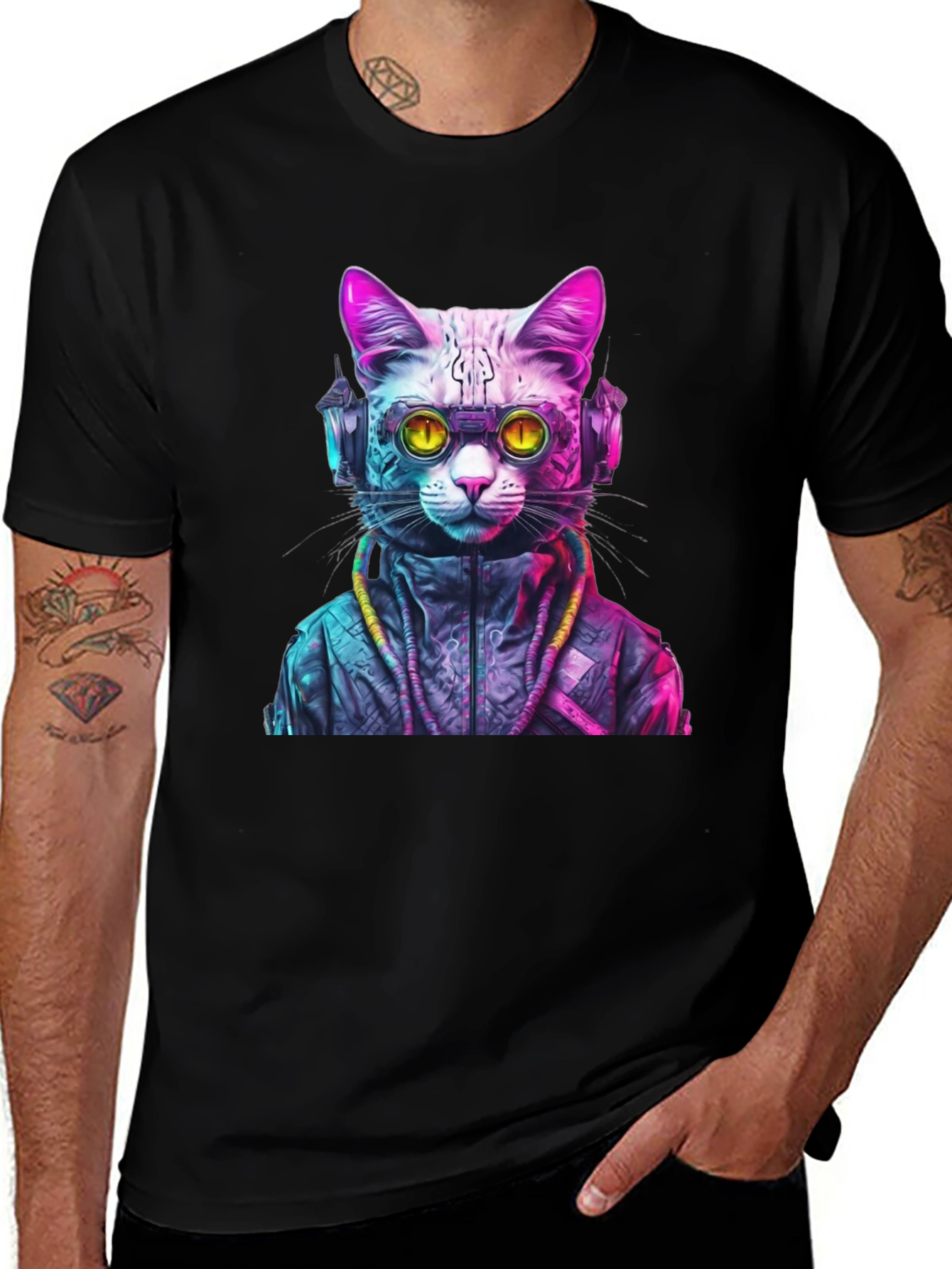 Cyberpunk Cat T-Shirt