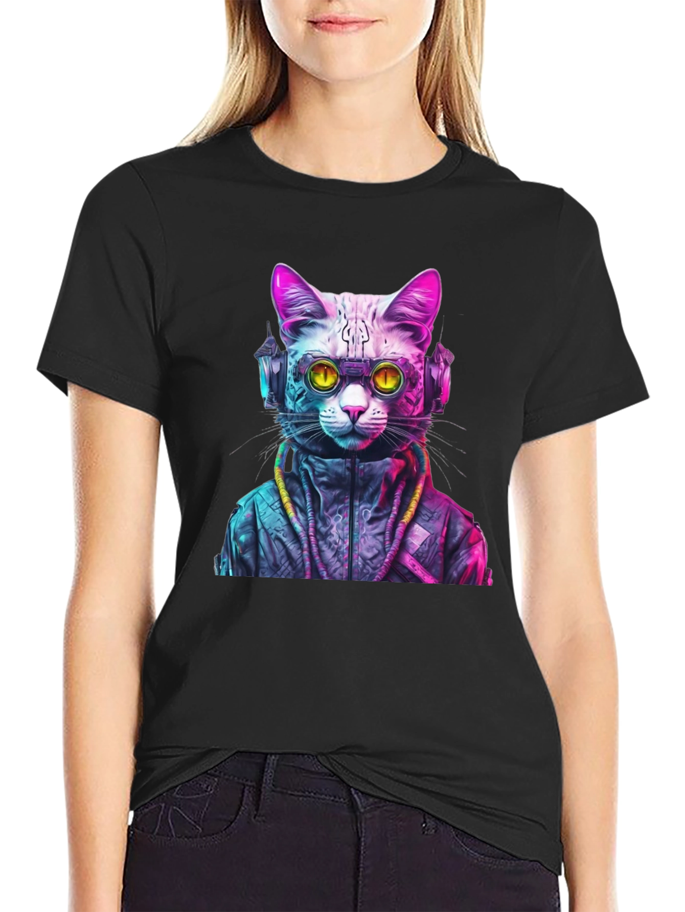 Cyberpunk Cat T-Shirt