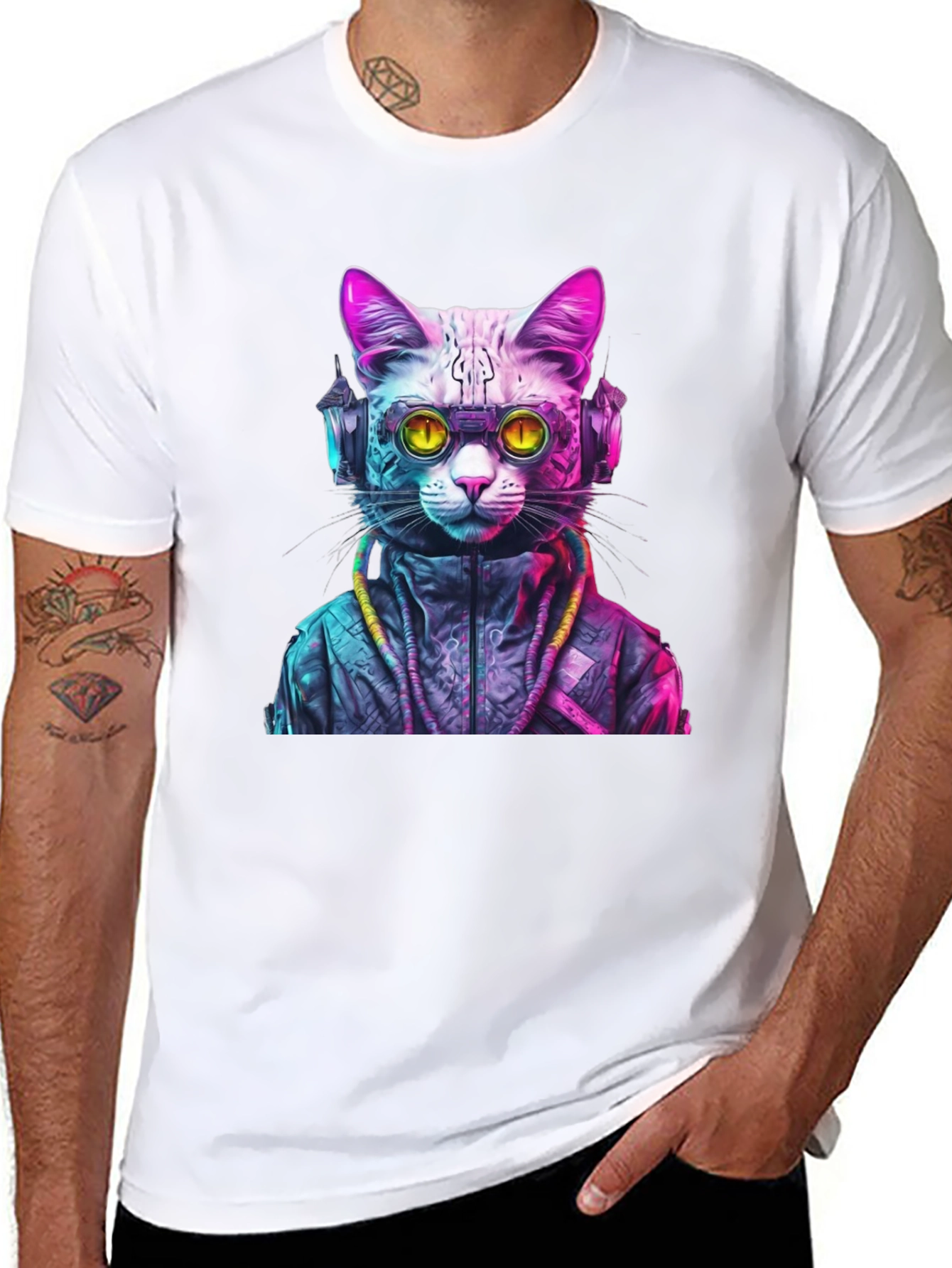 Cyberpunk Cat T-Shirt