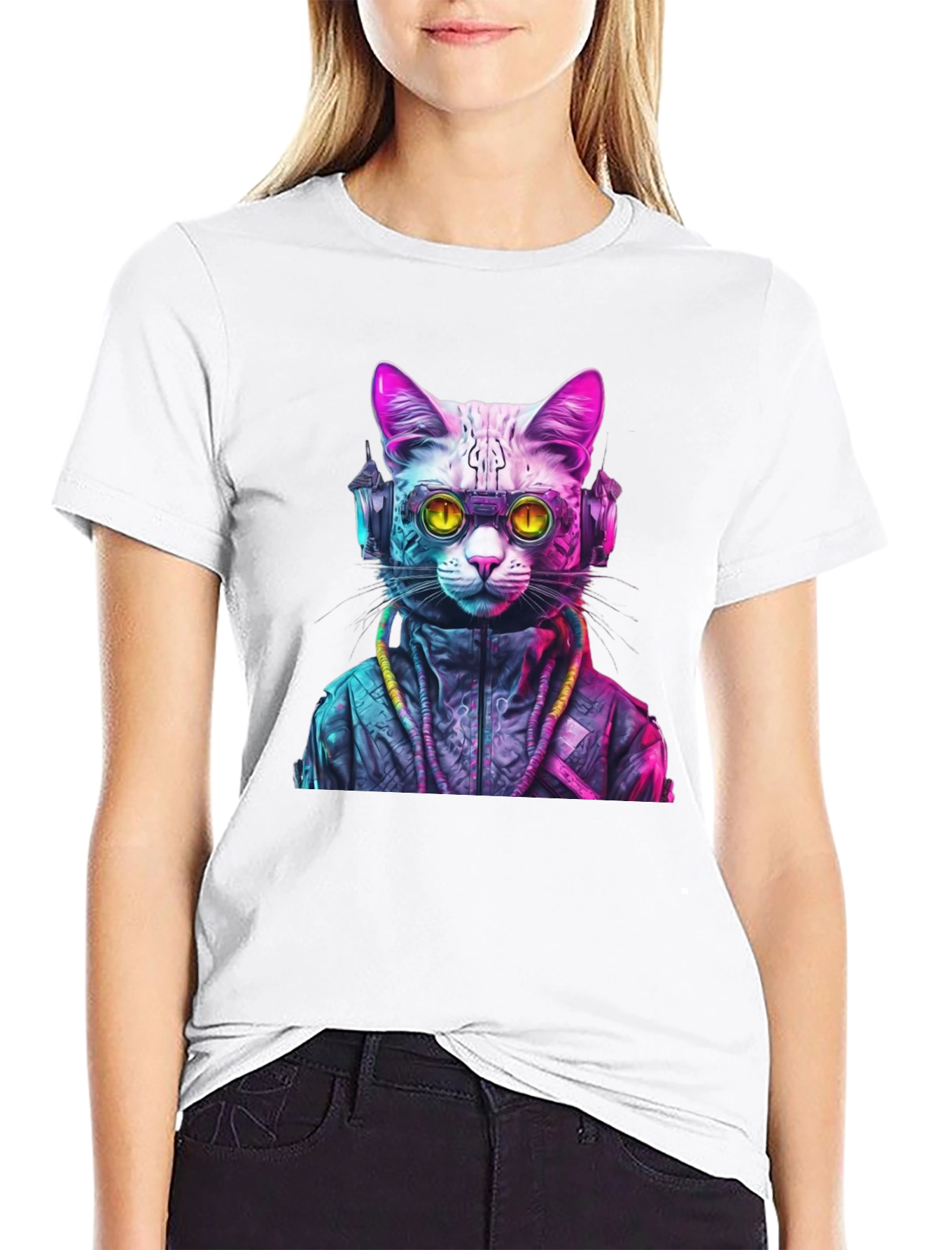 Cyberpunk Cat T-Shirt