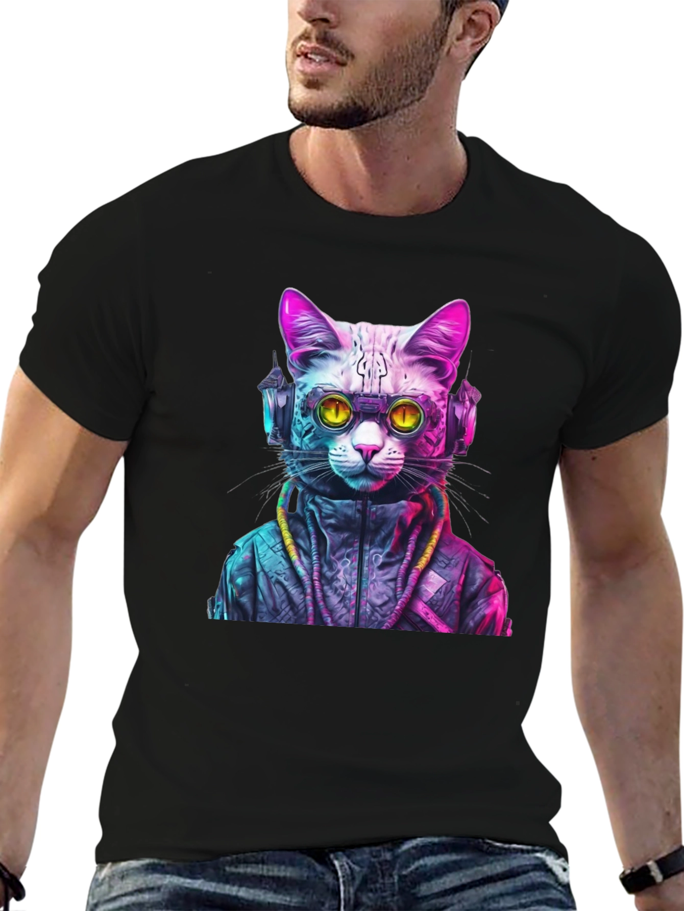 Cyberpunk Cat T-Shirt