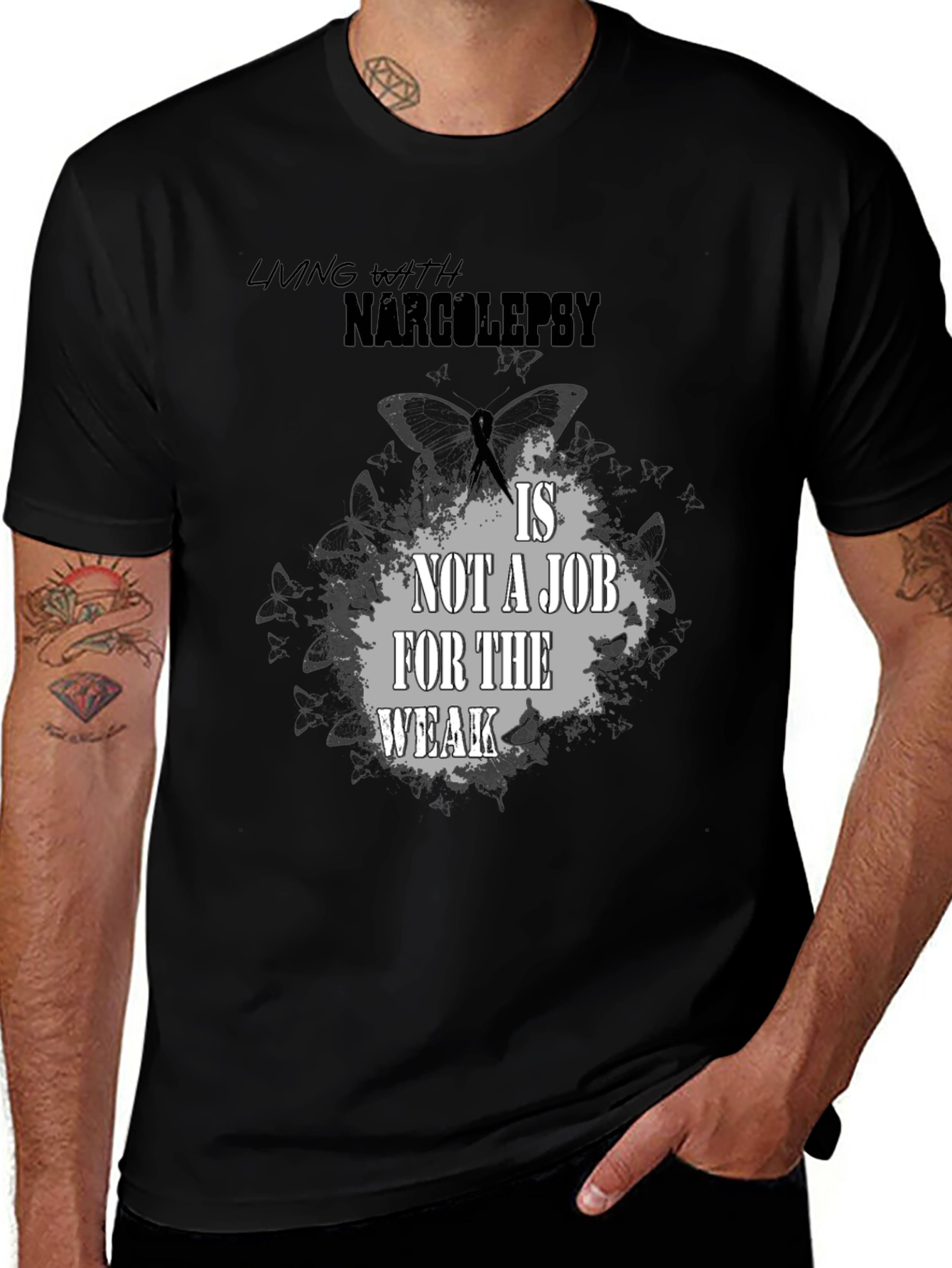 Narcolepsy Awareness T-Shirt - Living With It
