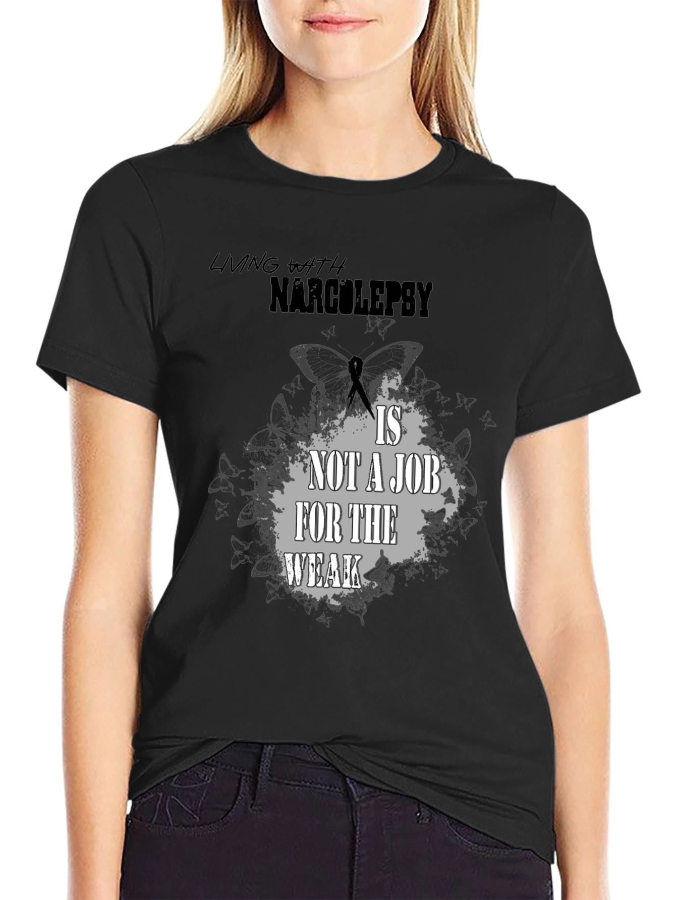 Narcolepsy Awareness T-Shirt - Living With It