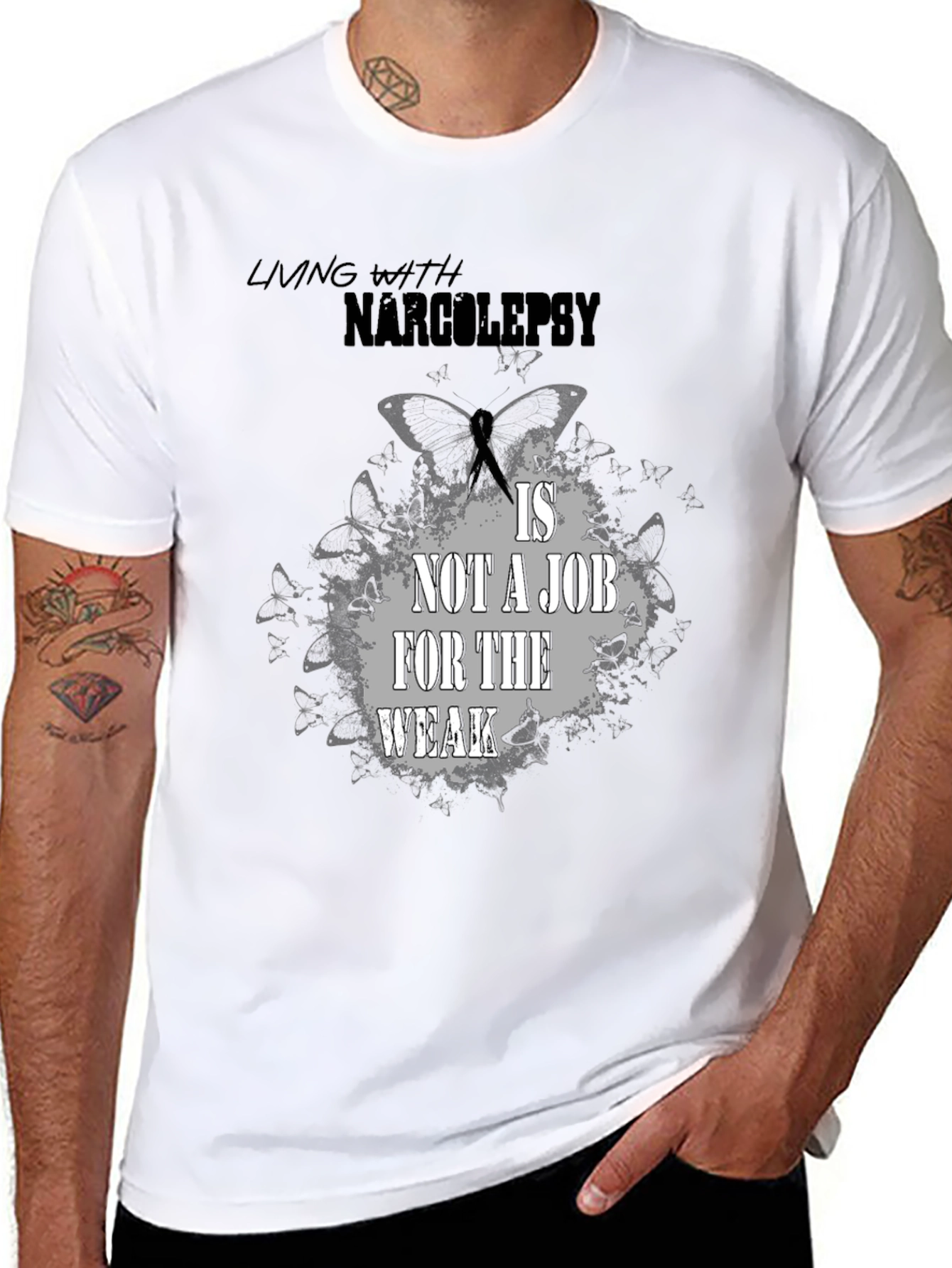 Narcolepsy Awareness T-Shirt - Living With It