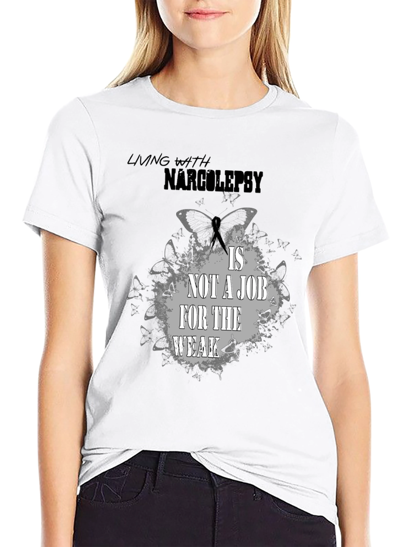 Narcolepsy Awareness T-Shirt - Living With It