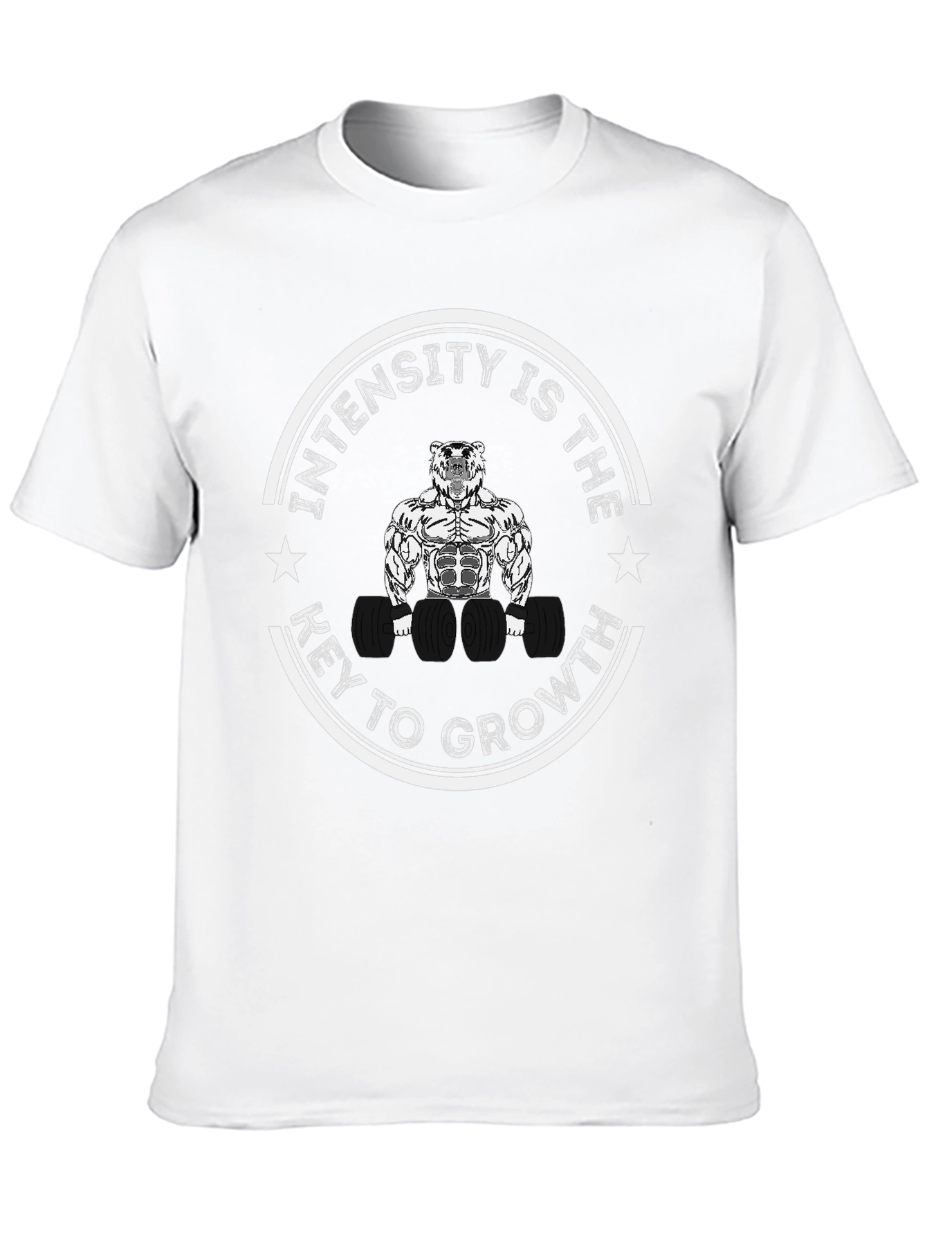 Intensity is Key to Growth Black T-Shirt