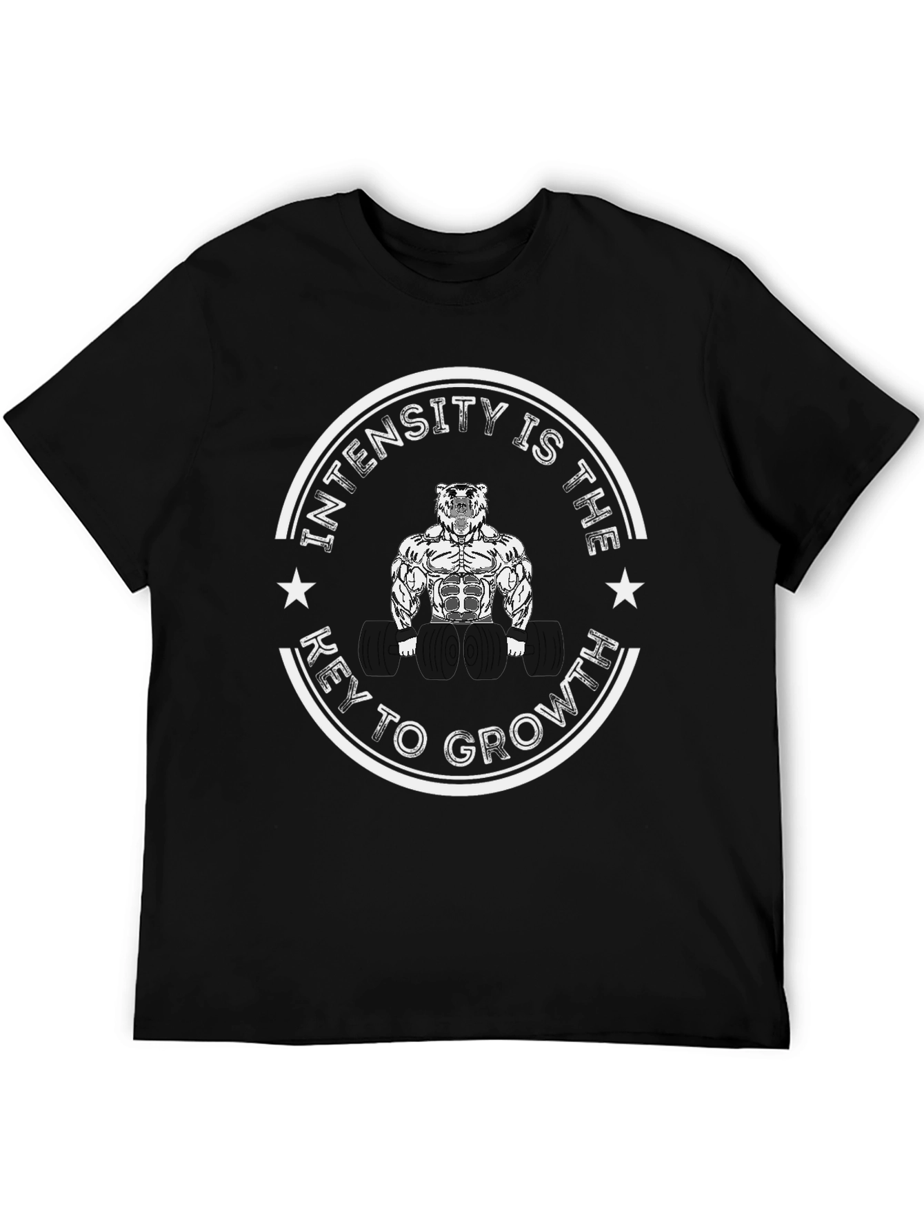 Intensity is Key to Growth Black T-Shirt