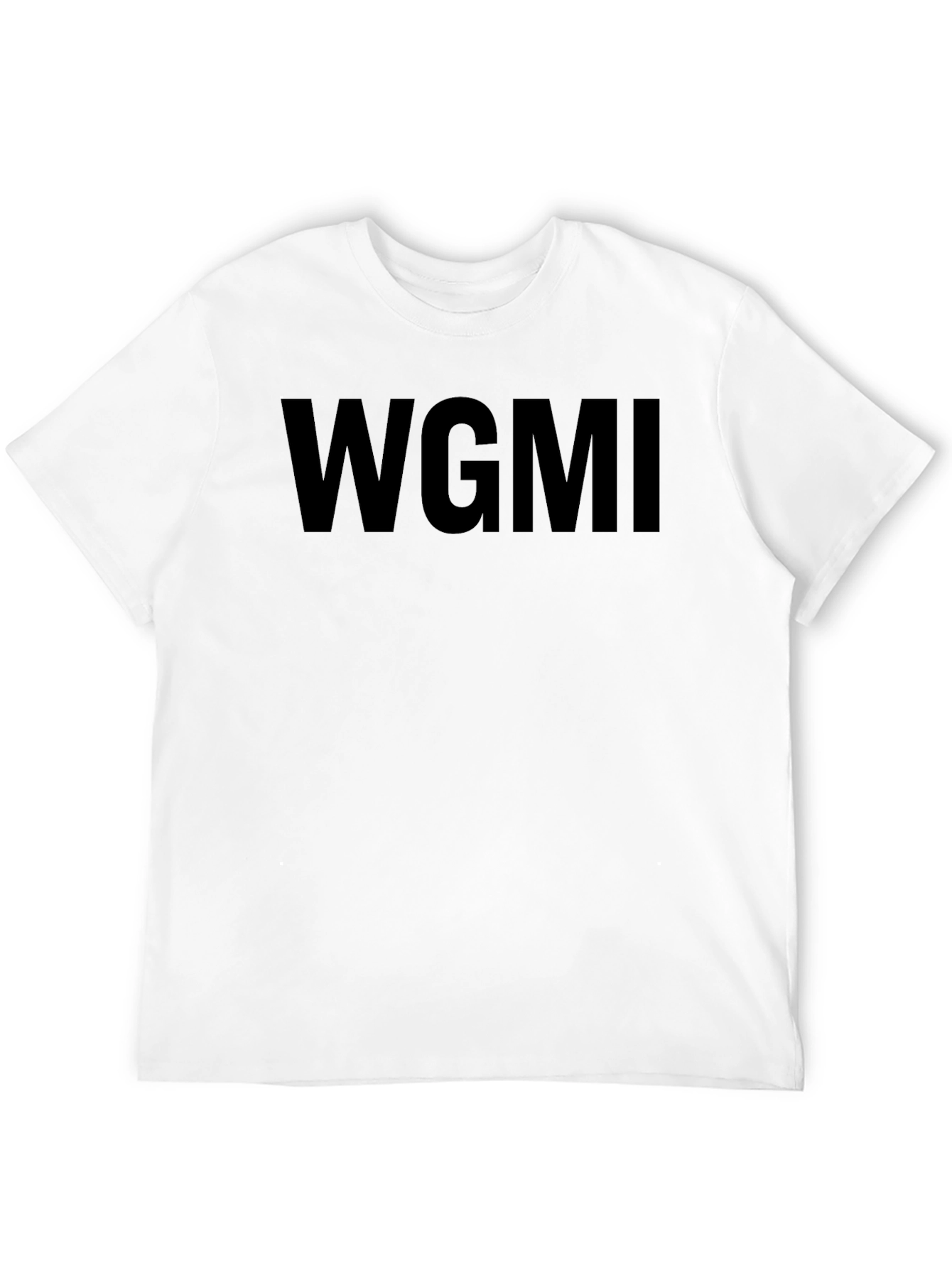 WGMI Black Graphic Tee - Crypto Inspired
