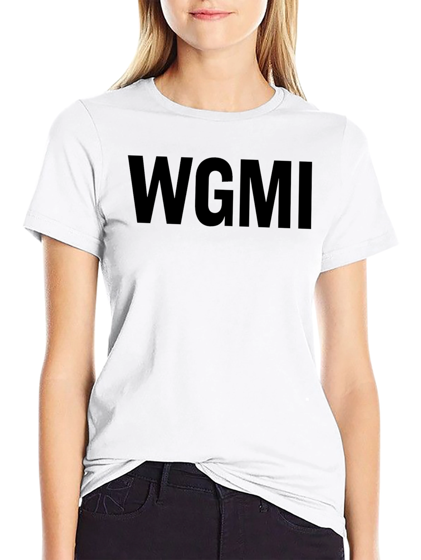 WGMI Black Graphic Tee - Crypto Inspired