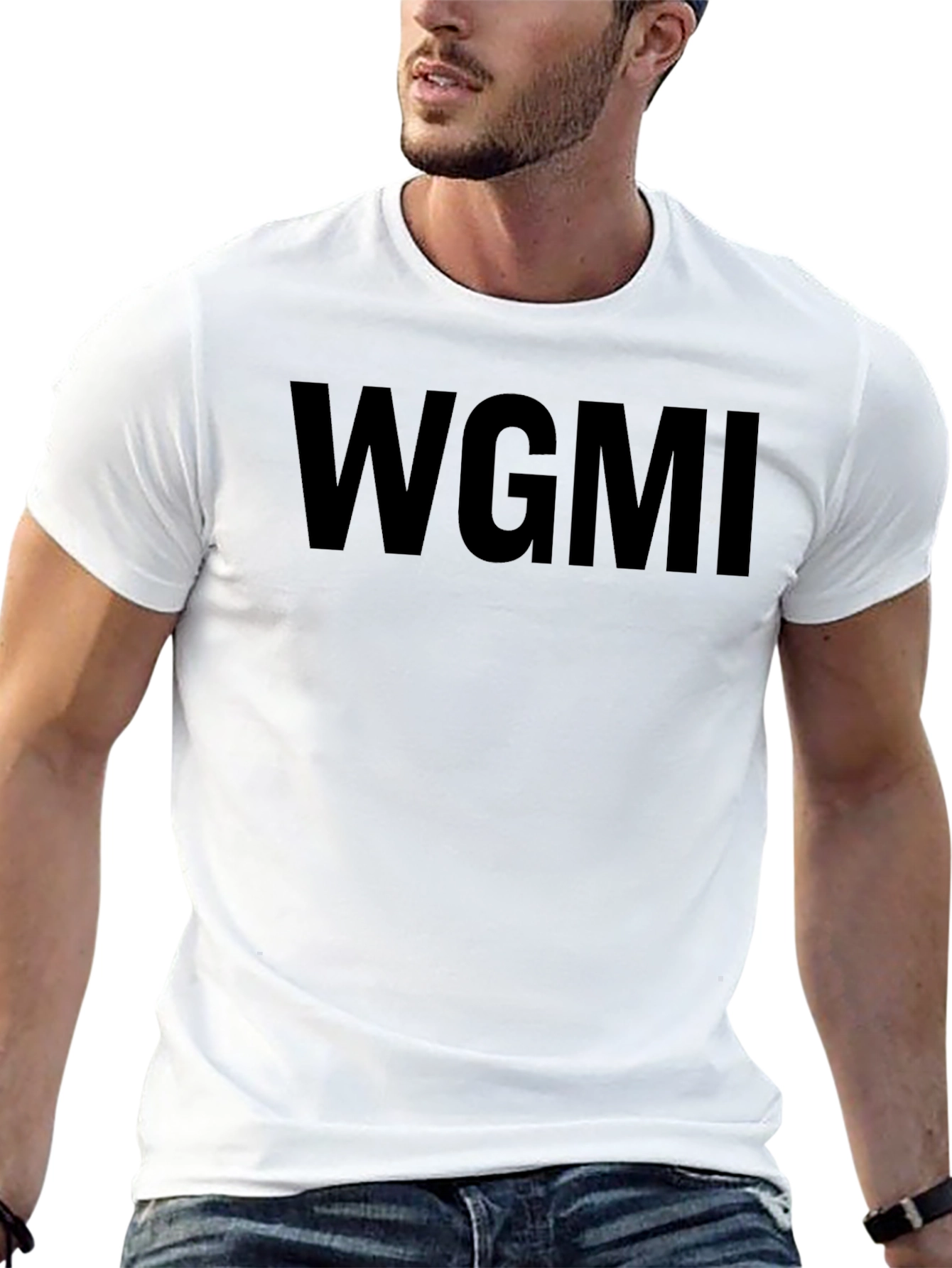 WGMI Black Graphic Tee - Crypto Inspired
