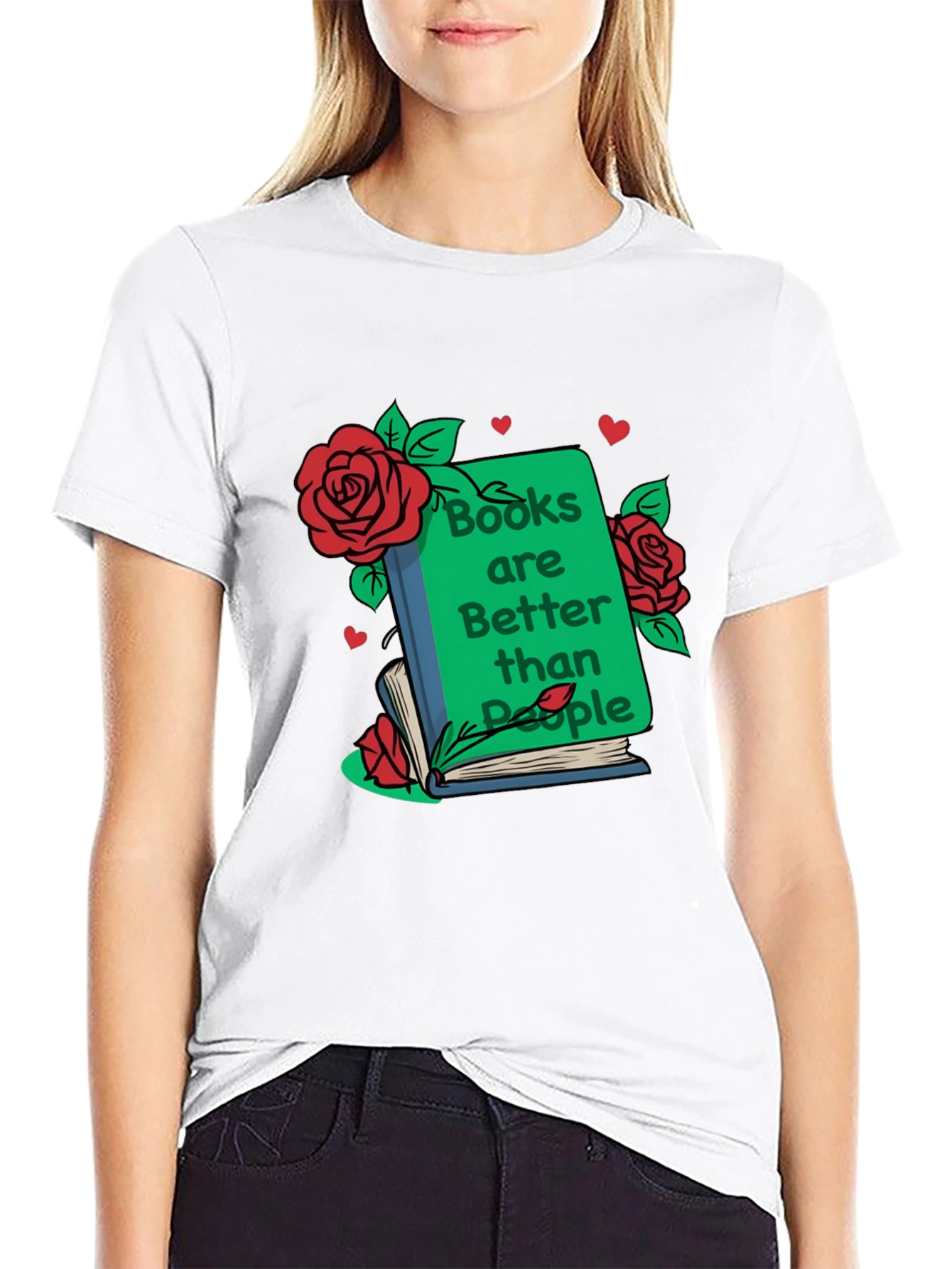 Books Are Better Than People Graphic Tee