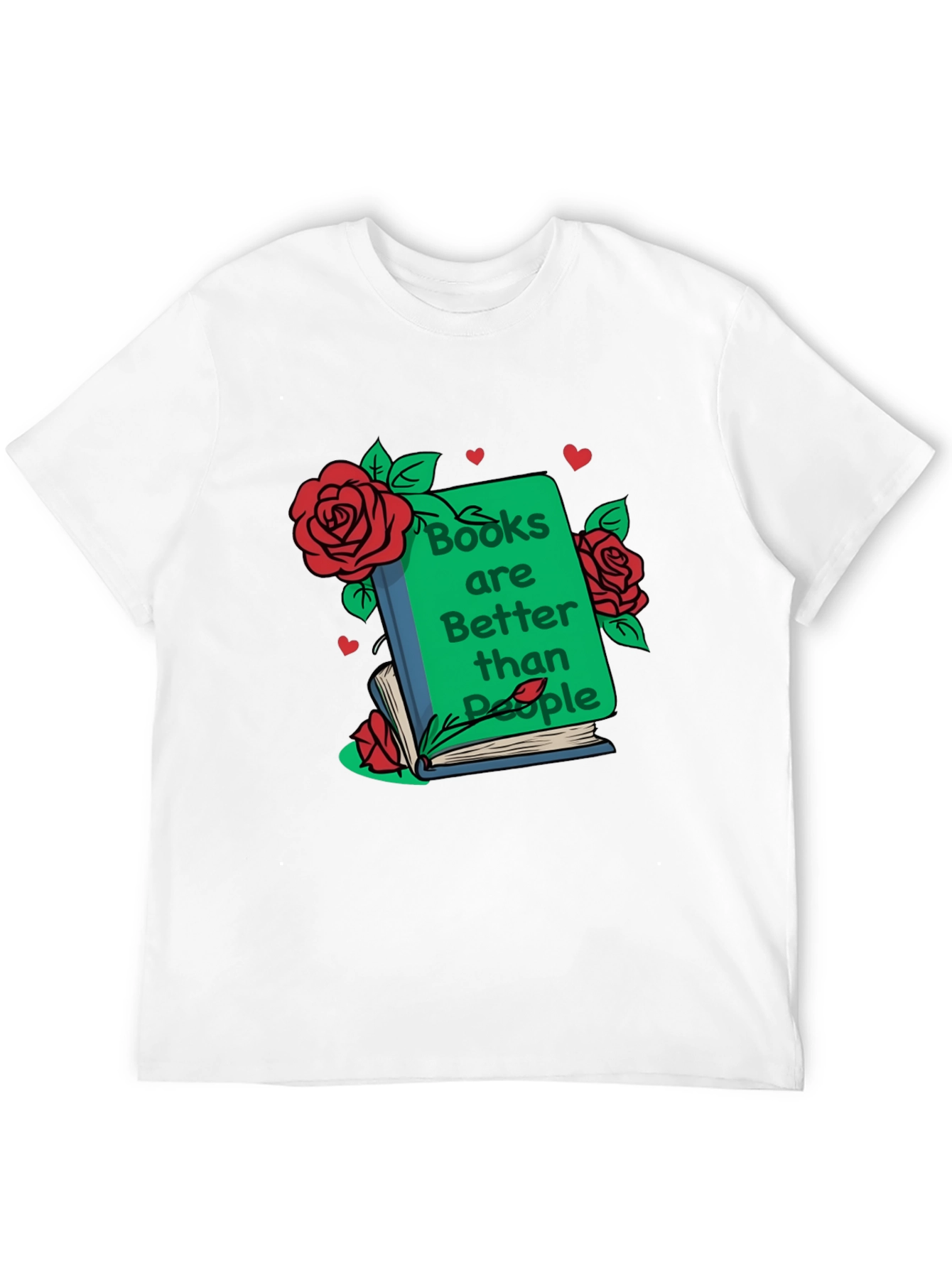 Books Are Better Than People Graphic Tee