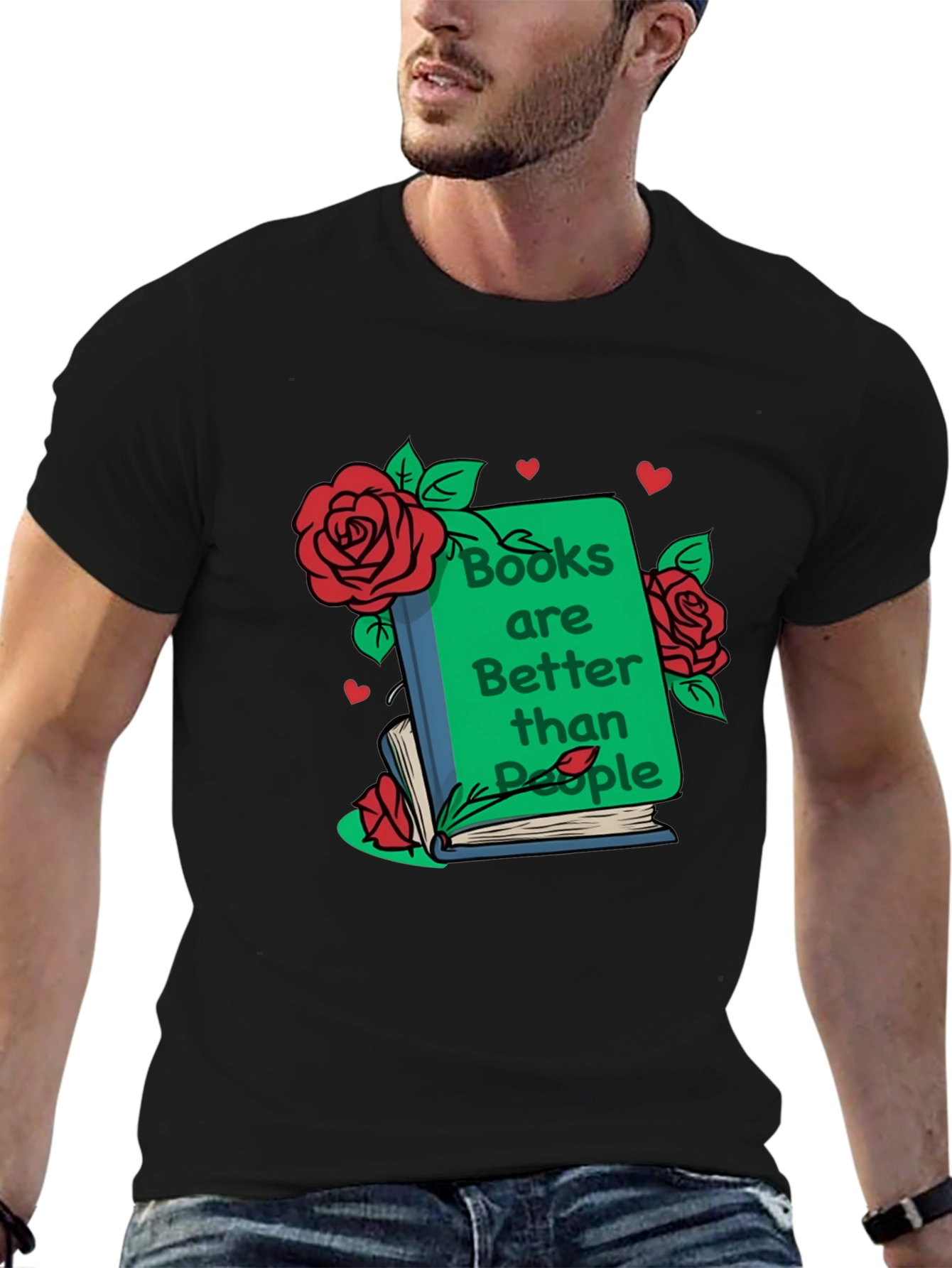Books Are Better Than People Graphic Tee
