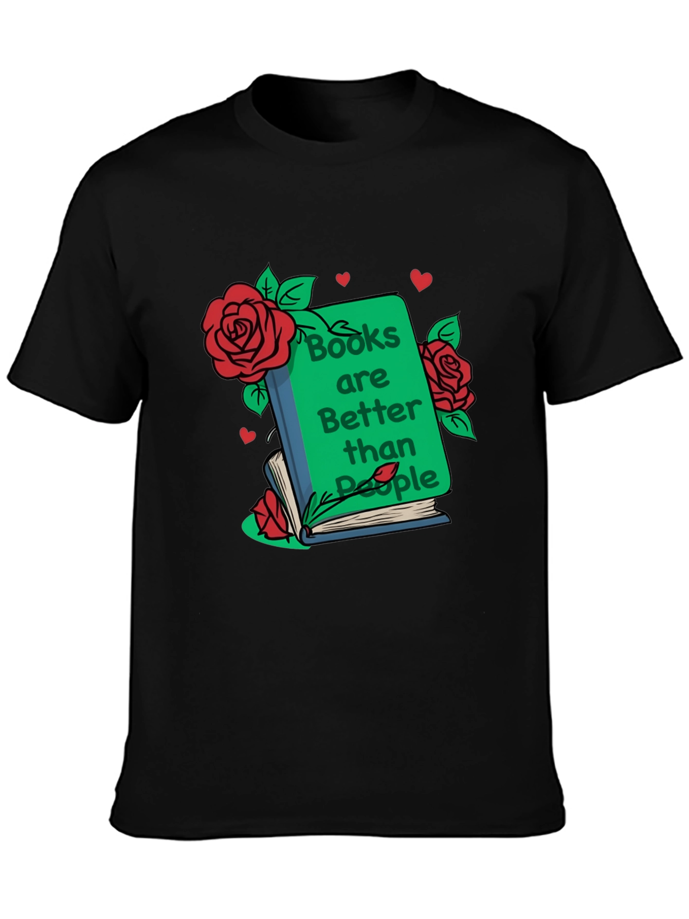 Books Are Better Than People Graphic Tee