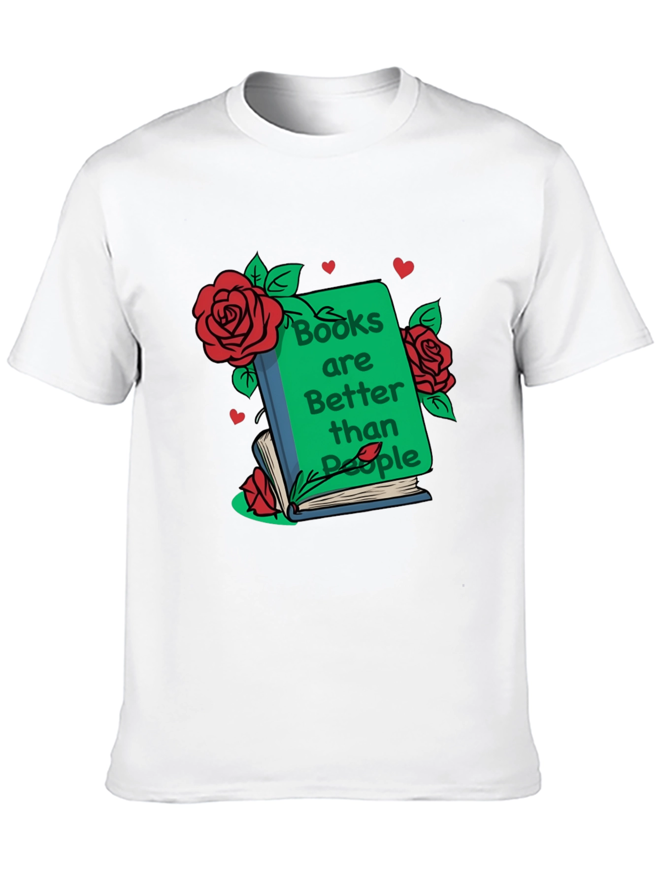 Books Are Better Than People Graphic Tee