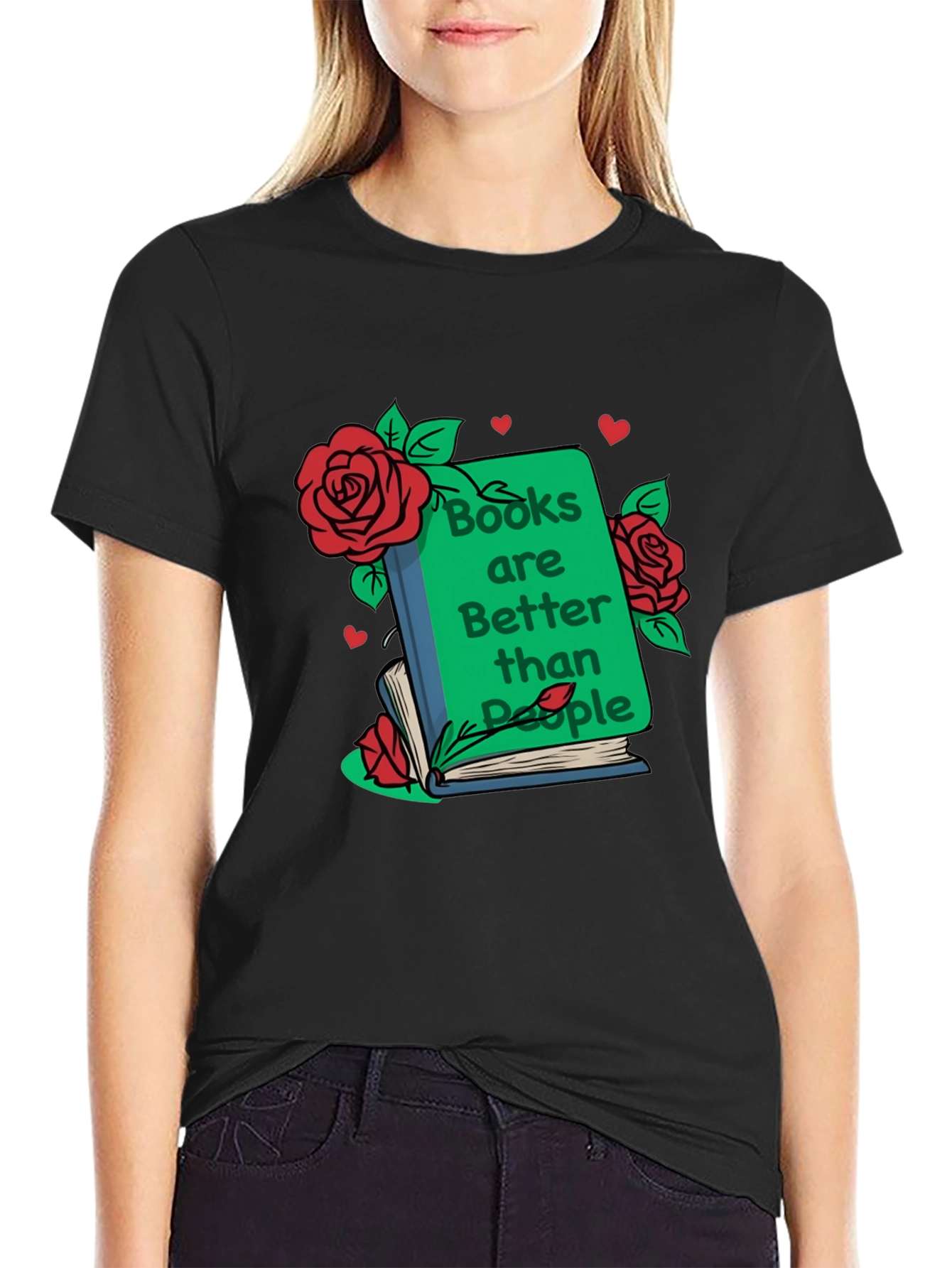 Books Are Better Than People Graphic Tee
