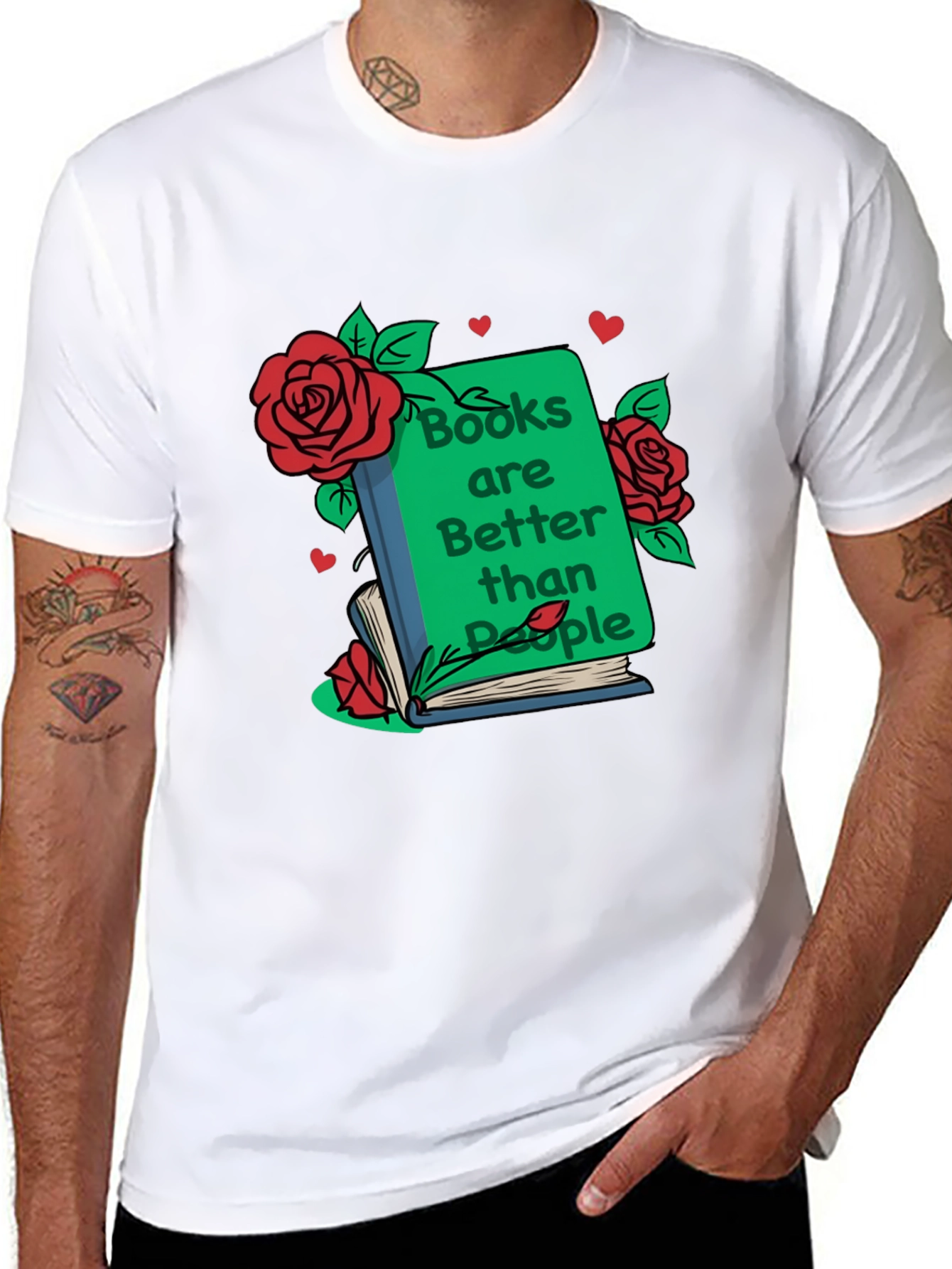 Books Are Better Than People Graphic Tee