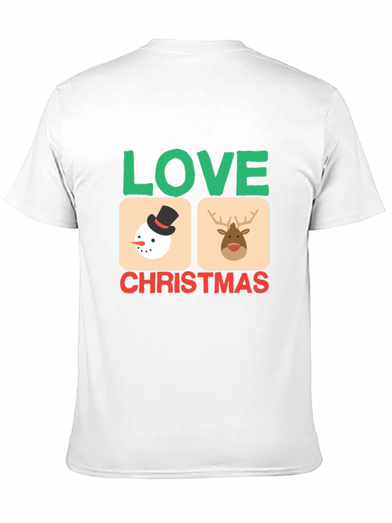Festive Love Christmas Graphic Tee - Holiday Cheer