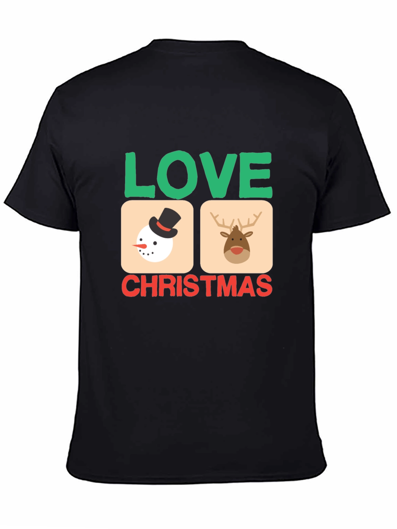 Festive Love Christmas Graphic Tee - Holiday Cheer