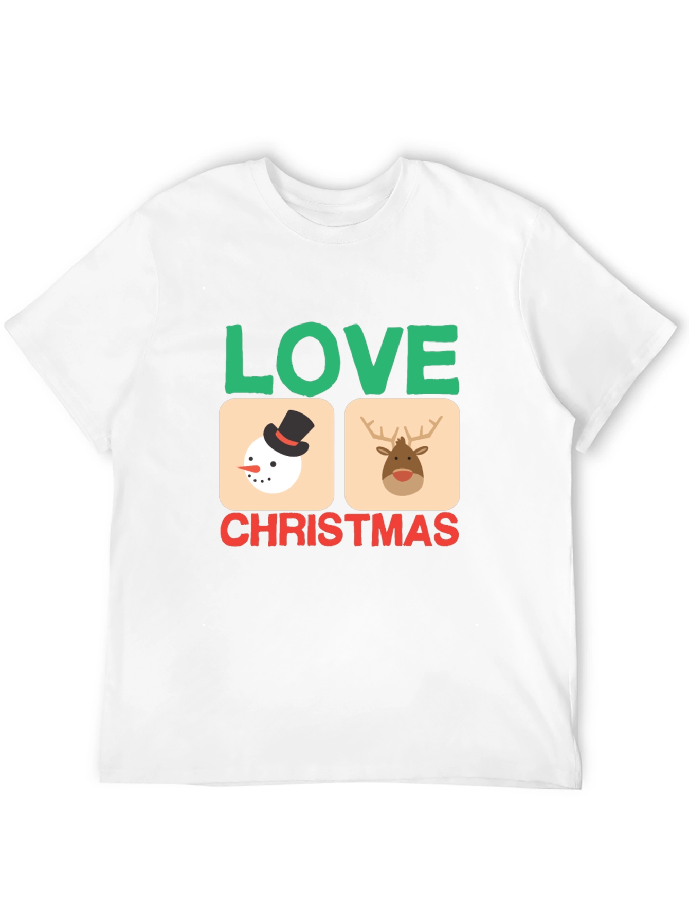 Festive Love Christmas Graphic Tee - Holiday Cheer
