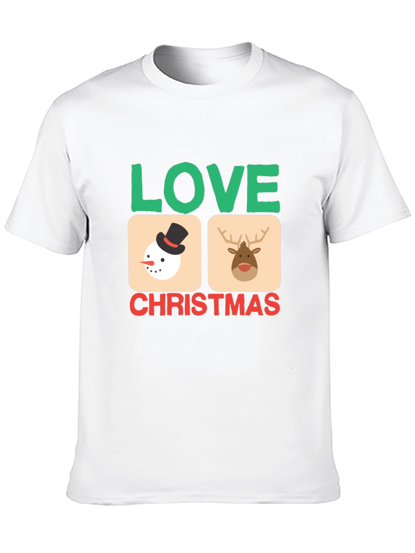 Festive Love Christmas Graphic Tee - Holiday Cheer